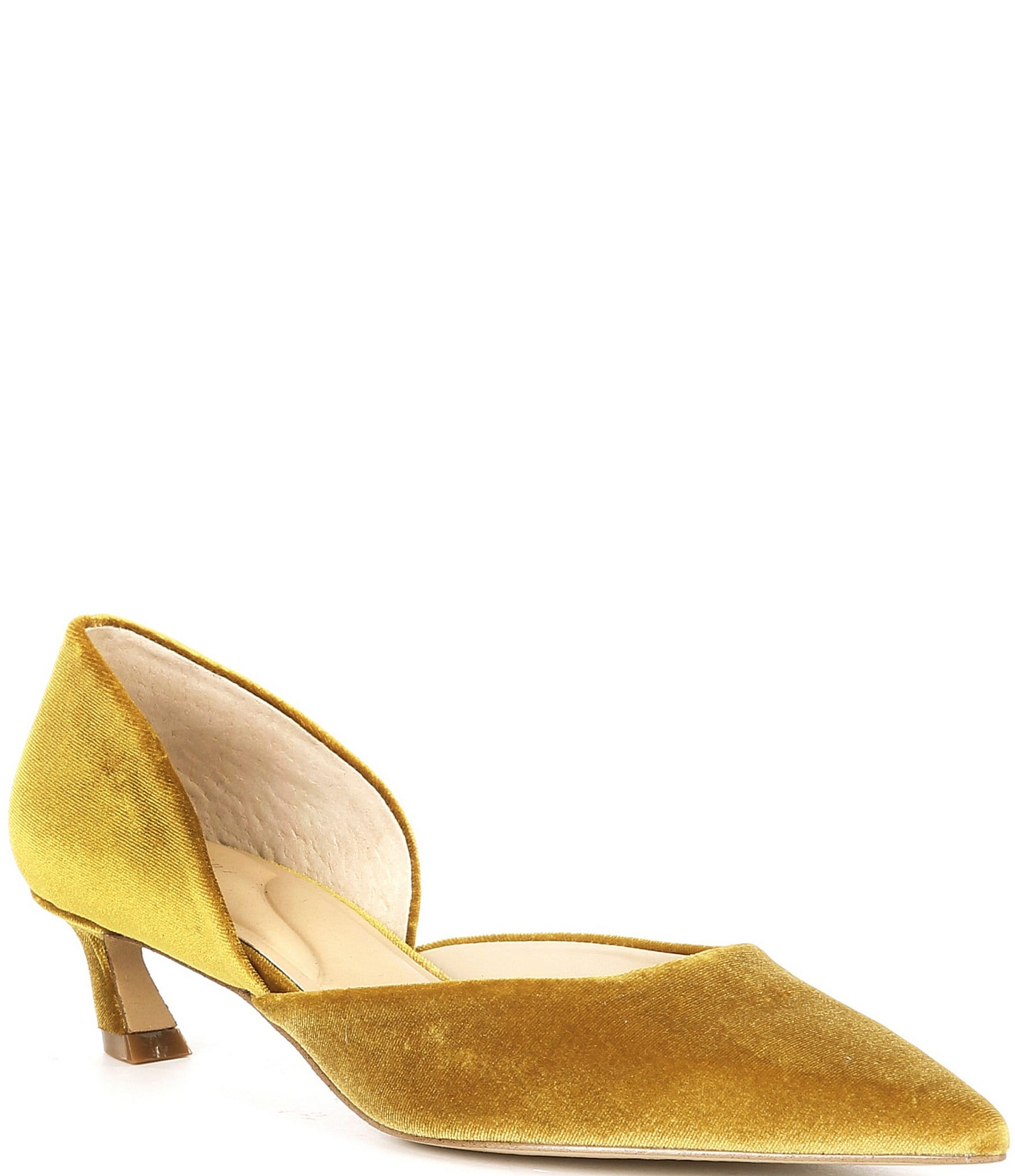 Dillards yellow pumps on sale