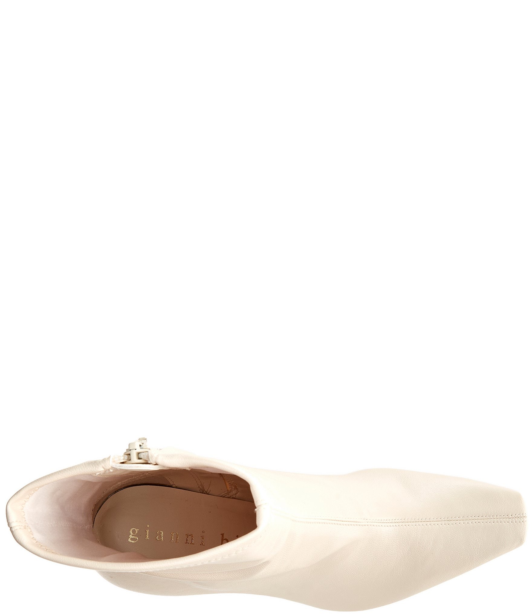 Gianni Bini Irvin Stretch Faux Leather Block Heel Booties