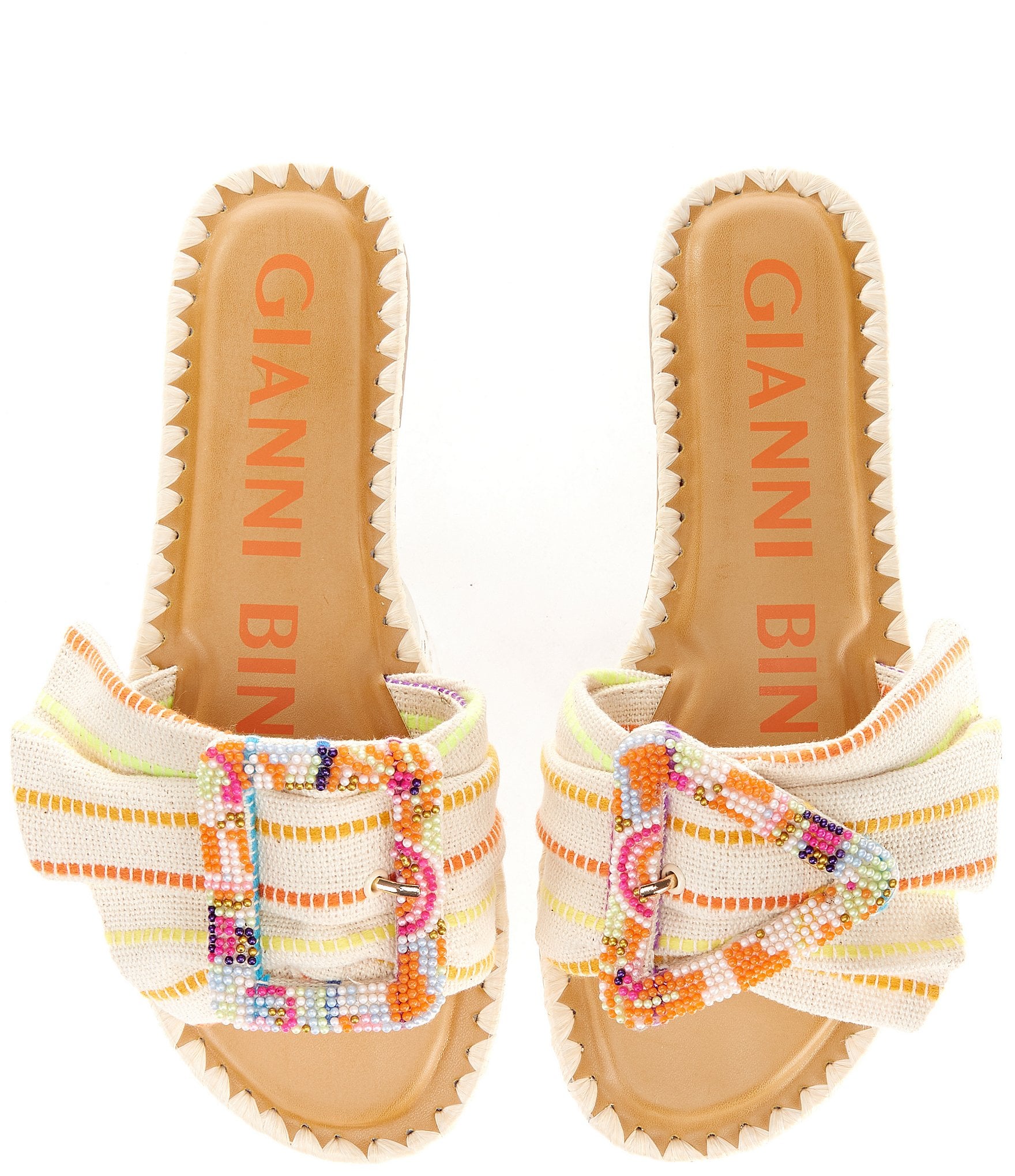 Gianni Bini Betina Bling Embellished Thong Sandals