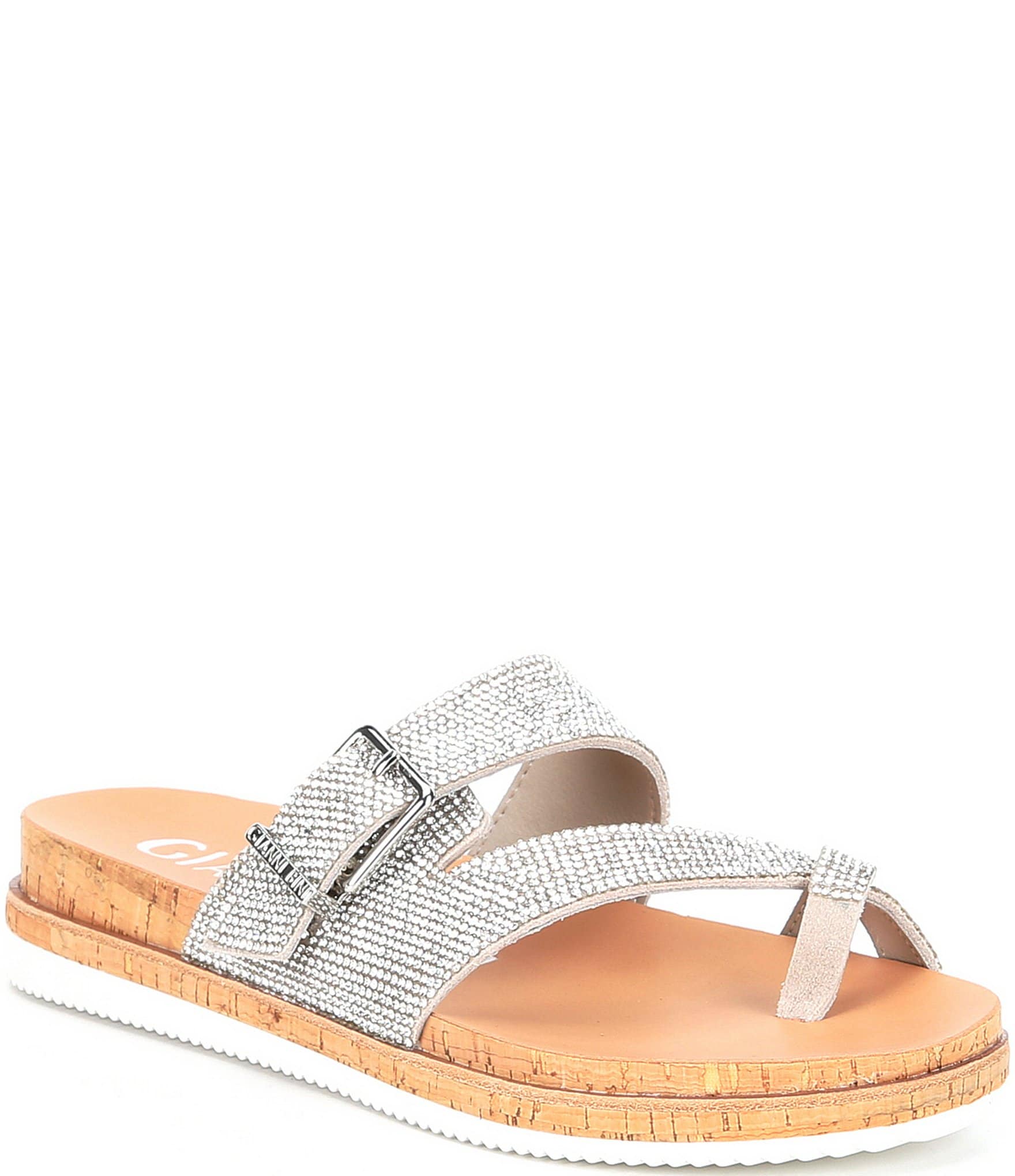 Rhinestone sandals discount