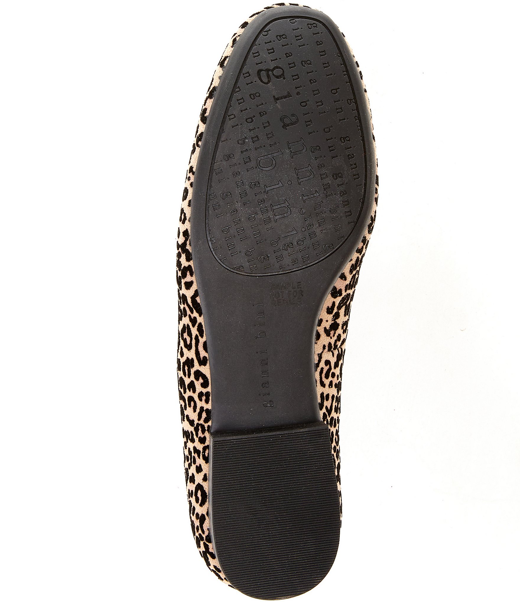 Gianni Bini Macen Leopard Print Suede Career Flat Loafers