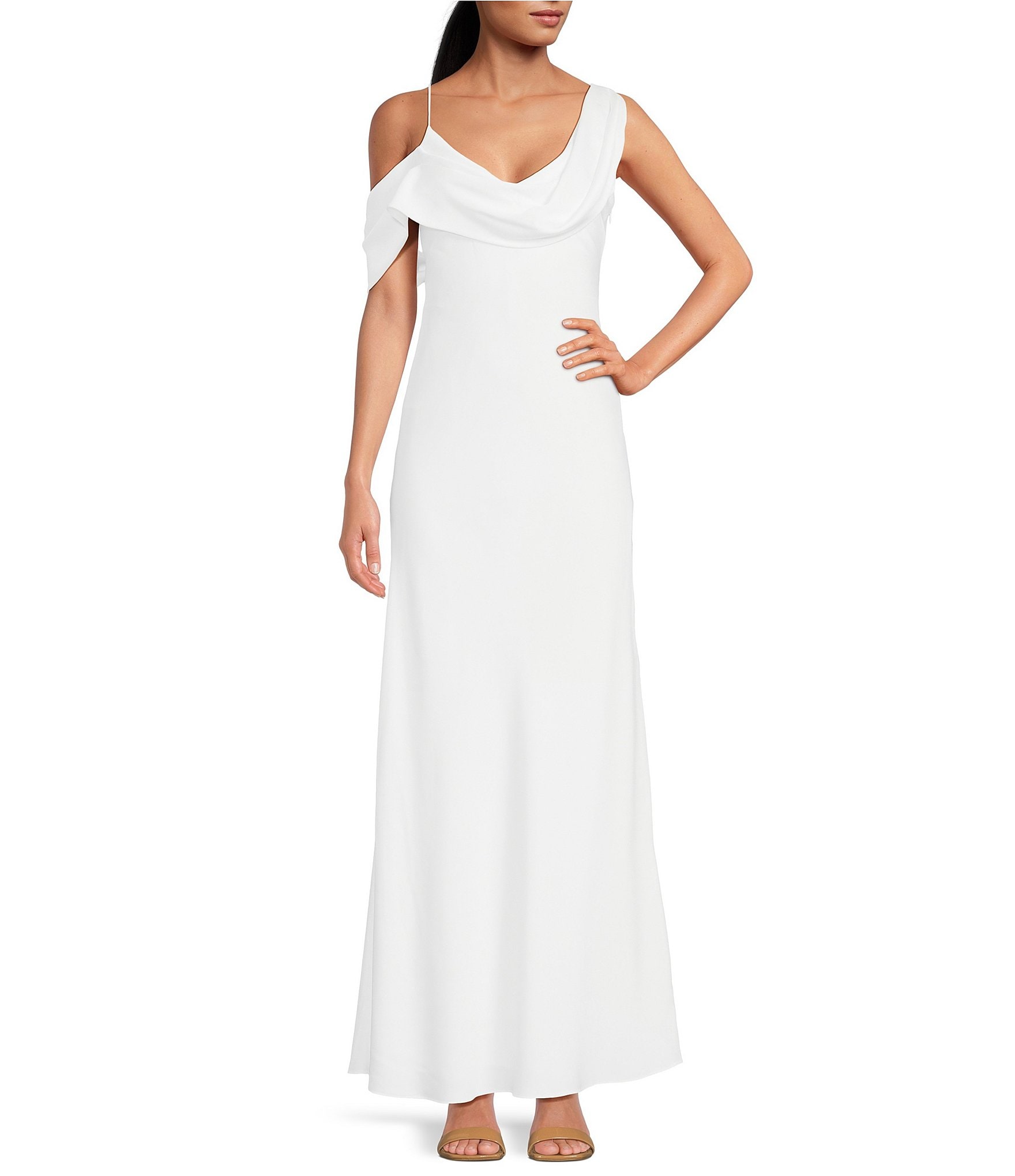 White formal sale dresses at dillards