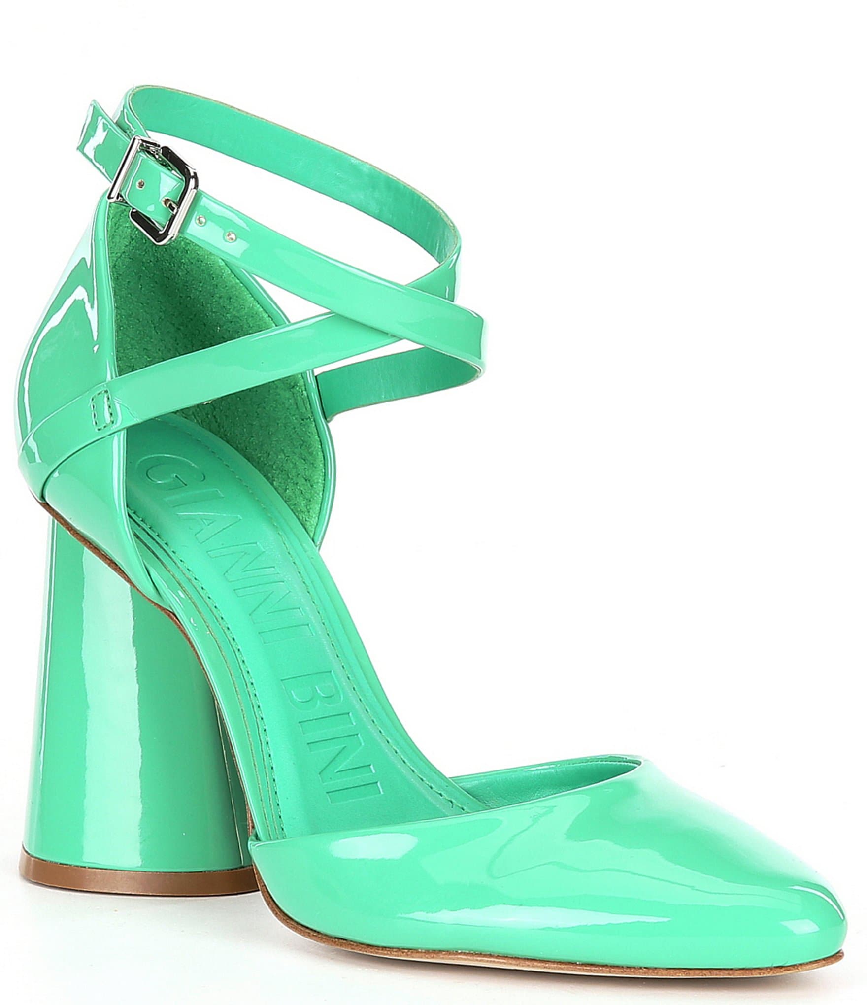 Green 'Stretch' heeled sandals Bottega Veneta - Vitkac Australia