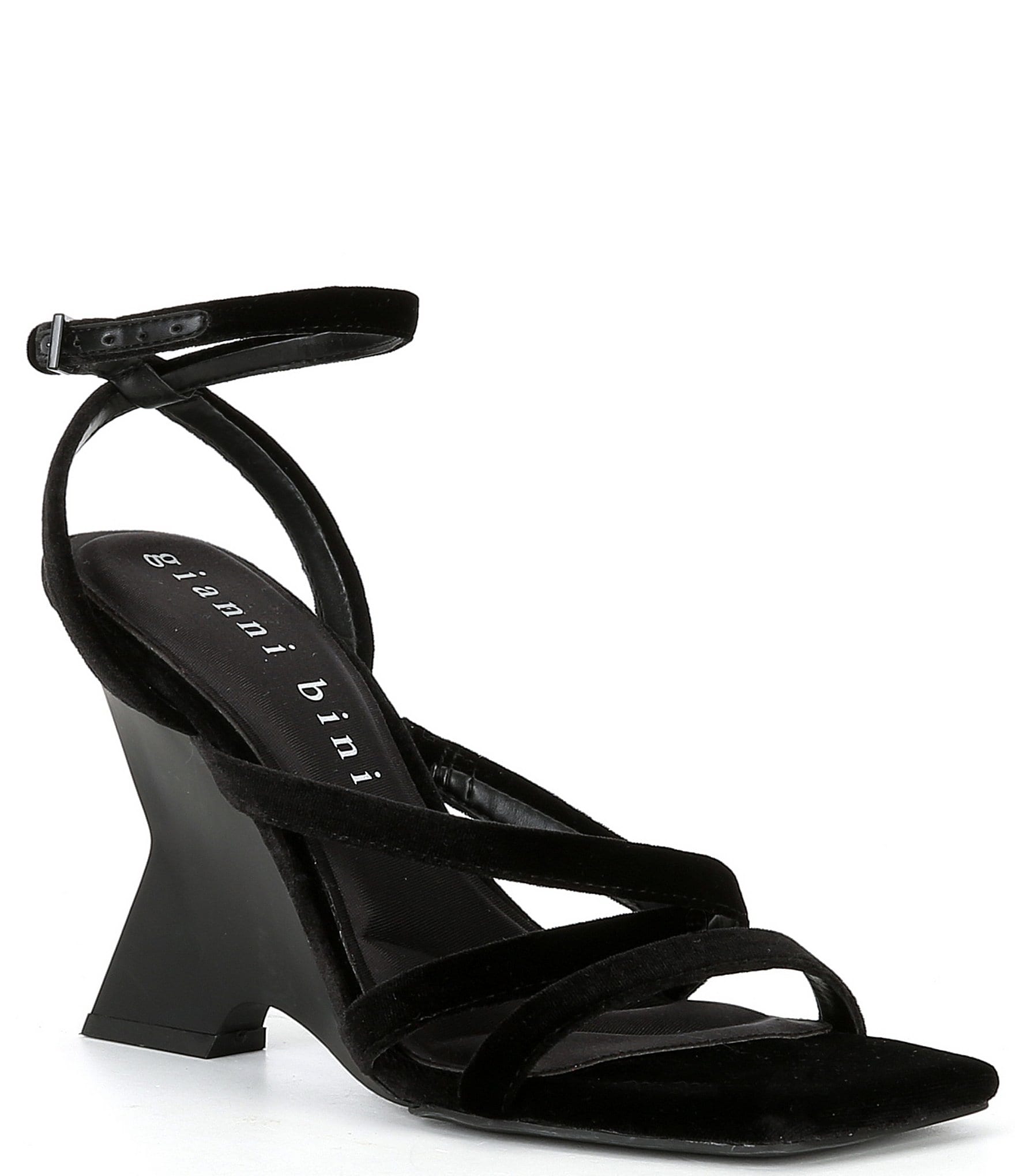 Madden Girl Women's Standout Two-piece Wedge Pumps In Black Patent |  ModeSens
