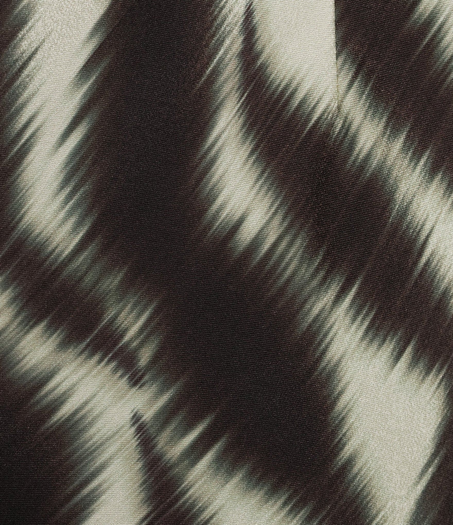 Gianni Bini Opal Zebra Print Straight Leg Coordinating Satin Pants