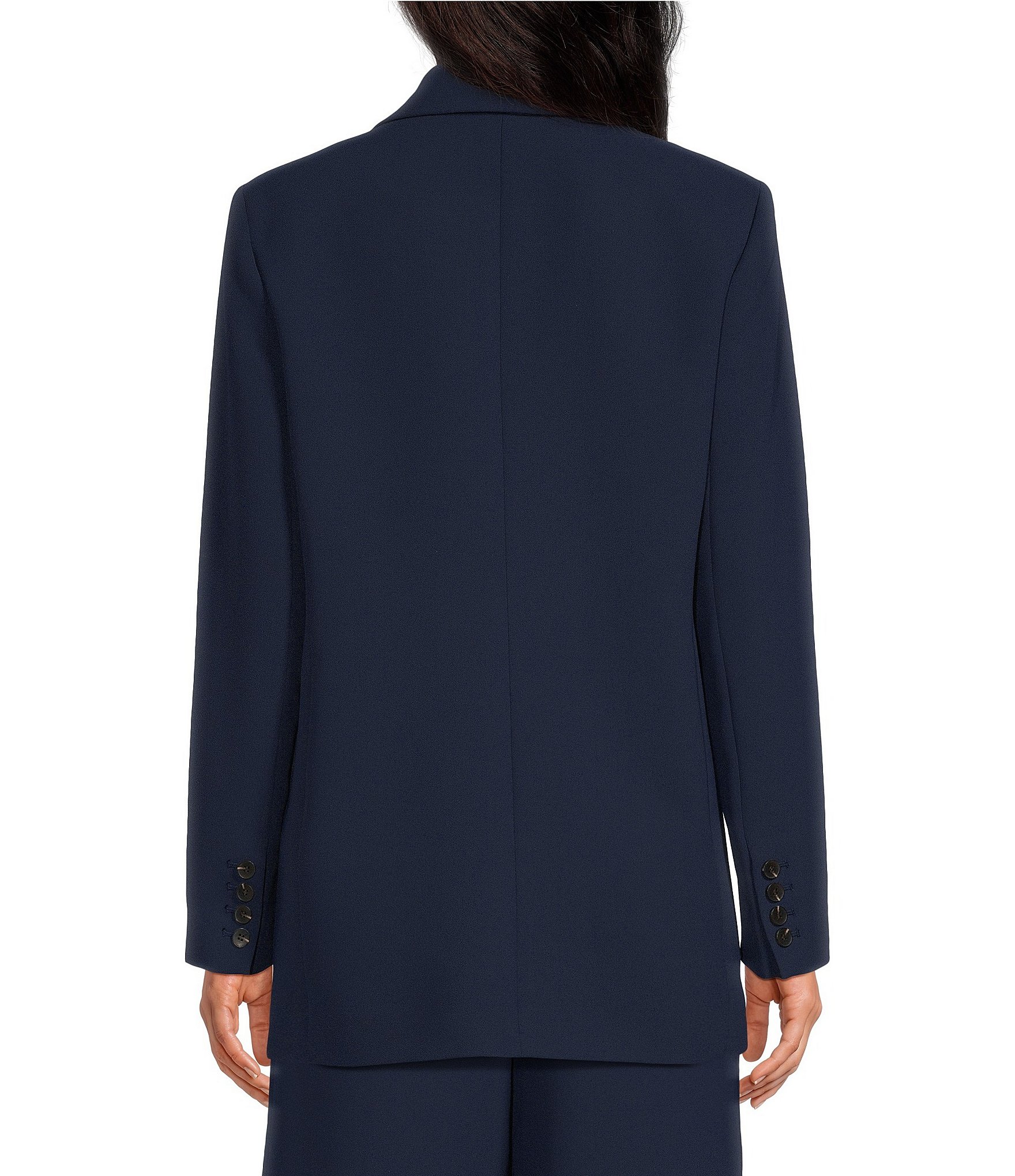 Gianni Bini Ralphie Notched Lapel Collared Long Sleeve Blazer