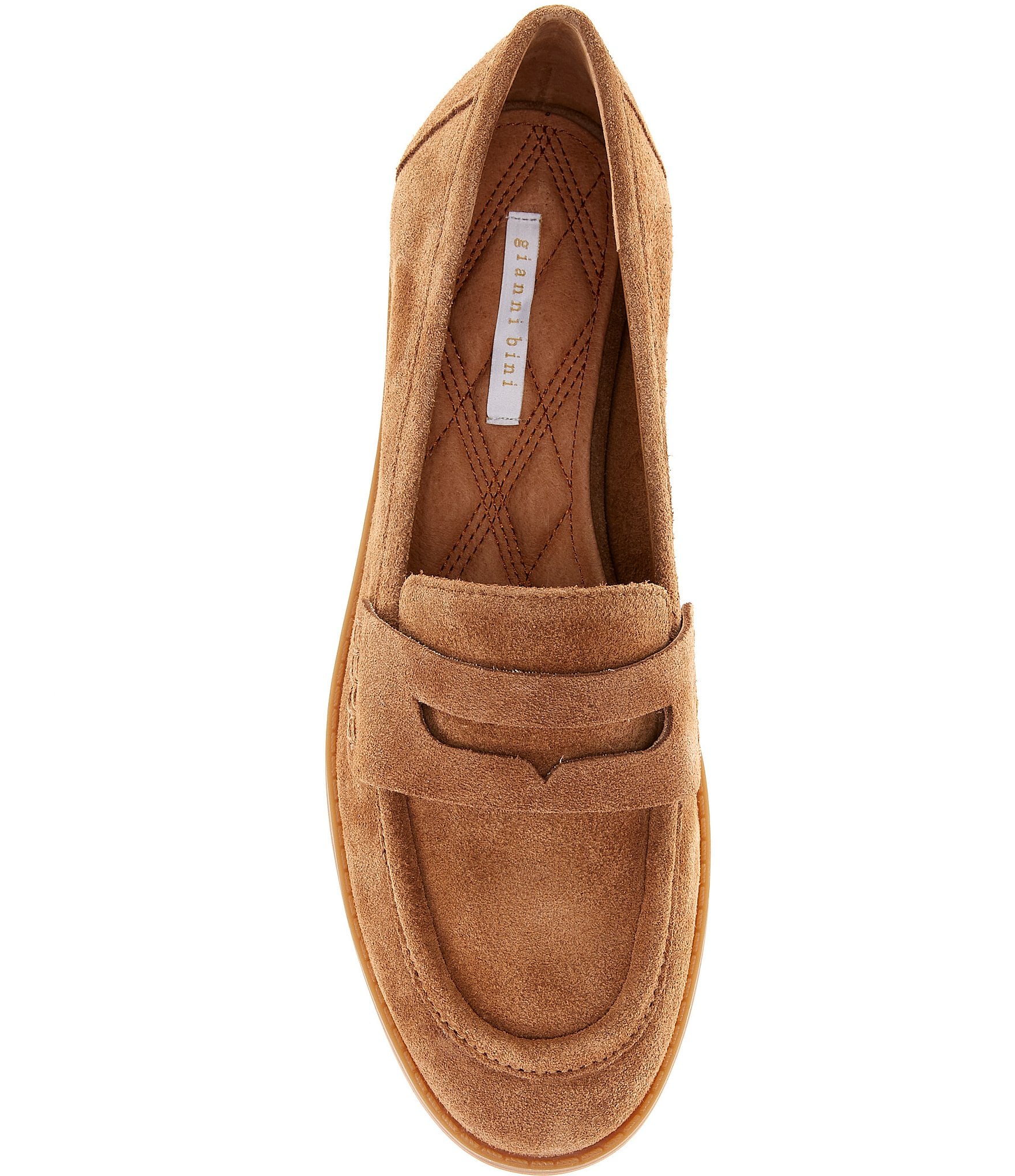 Gianni Bini Rasheed Suede Penny Loafers
