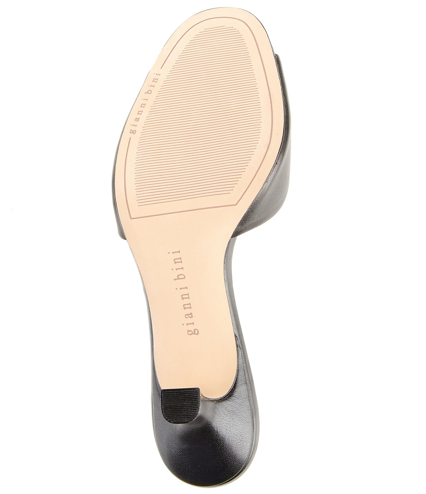 Gianni Bini Reaves Leather Slide Sandals