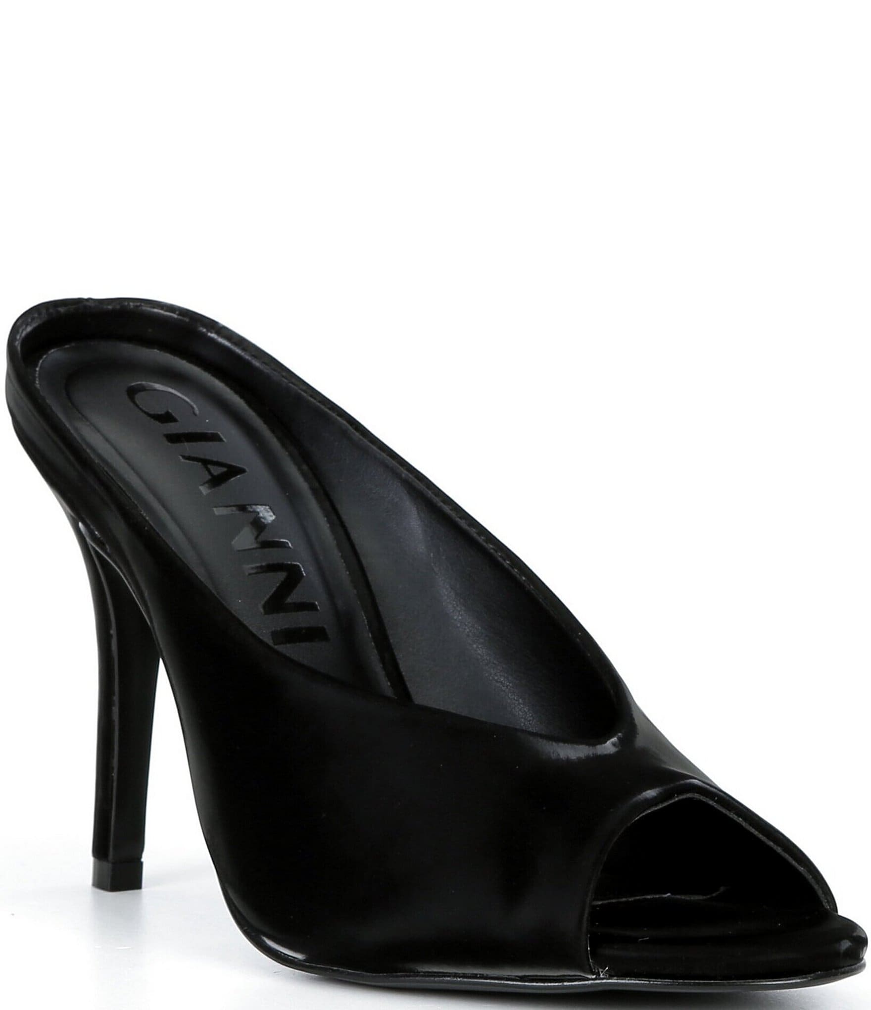Gianni Bini Tolbert Sateen Open Toe Cupped Dress Heels