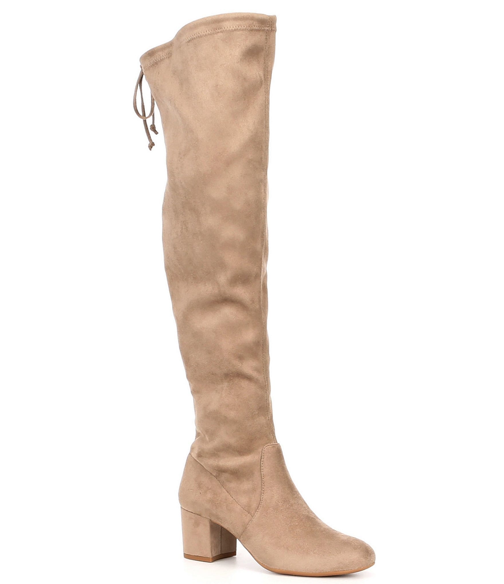 open toe over the knee boots wide calf