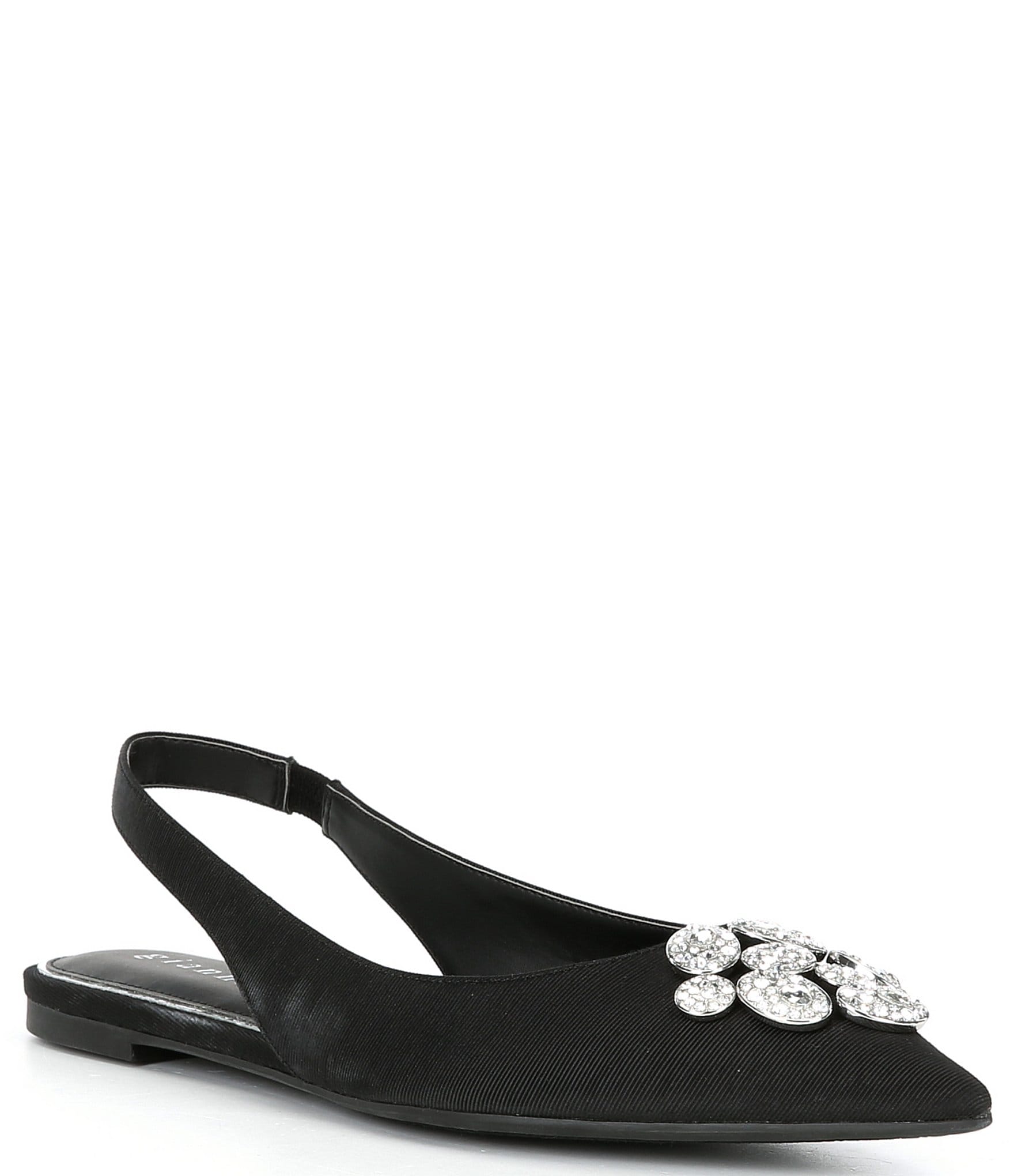 Gianni Bini Vanna Rhinestone Slingback Flats | Dillard's