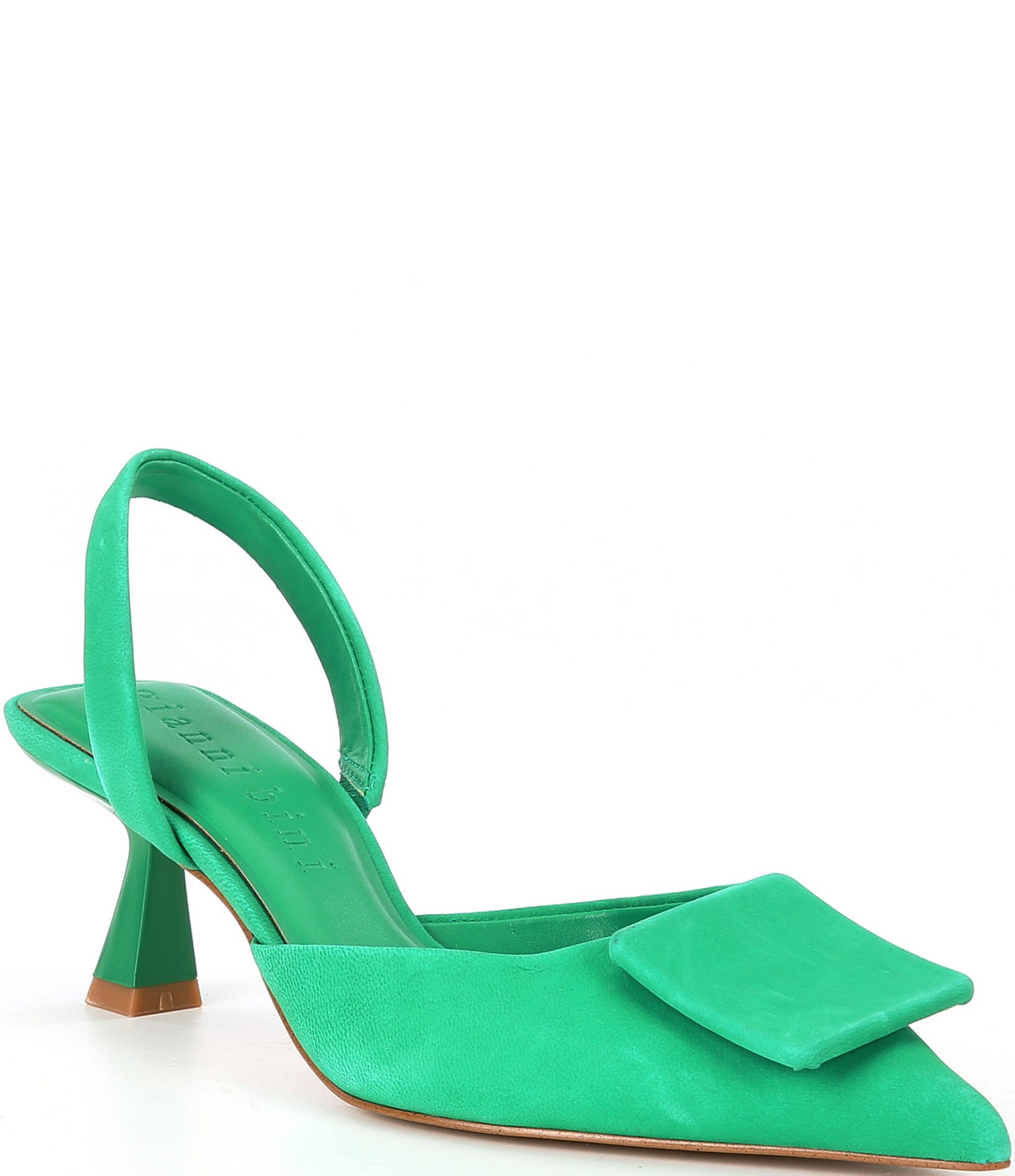 Dillards green heels on sale