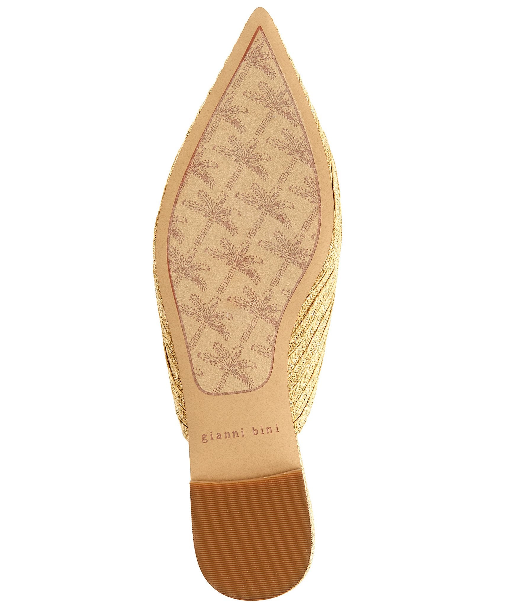 Gianni Bini x Cyd Morris The Hampton Raffia Ornamented Mules