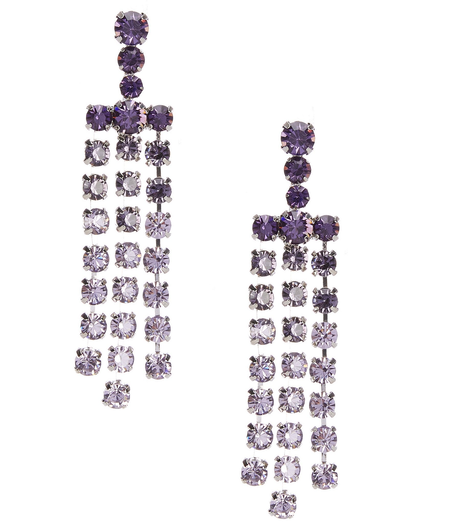 Gianni Bini x DANNIJO Asher Crystal Linear Earrings