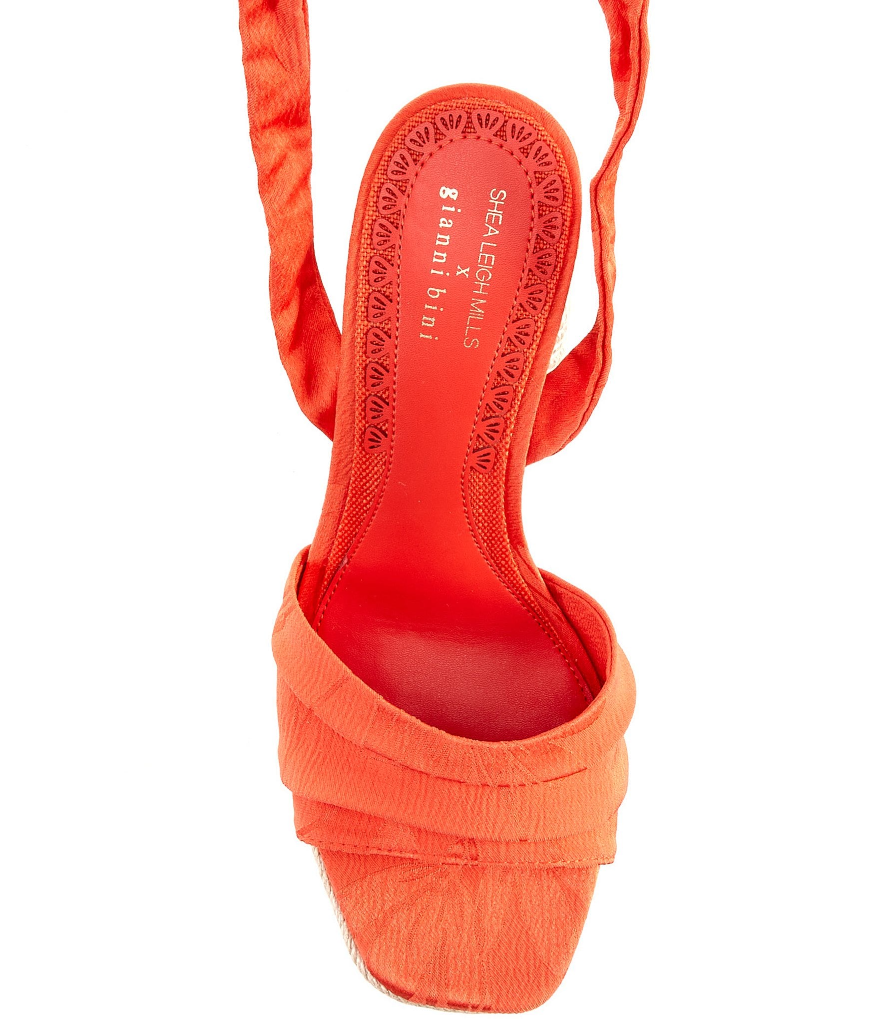 Gianni Bini x Shea Leigh Mills Honey Lace Up Ankle Strap Platform Sandals