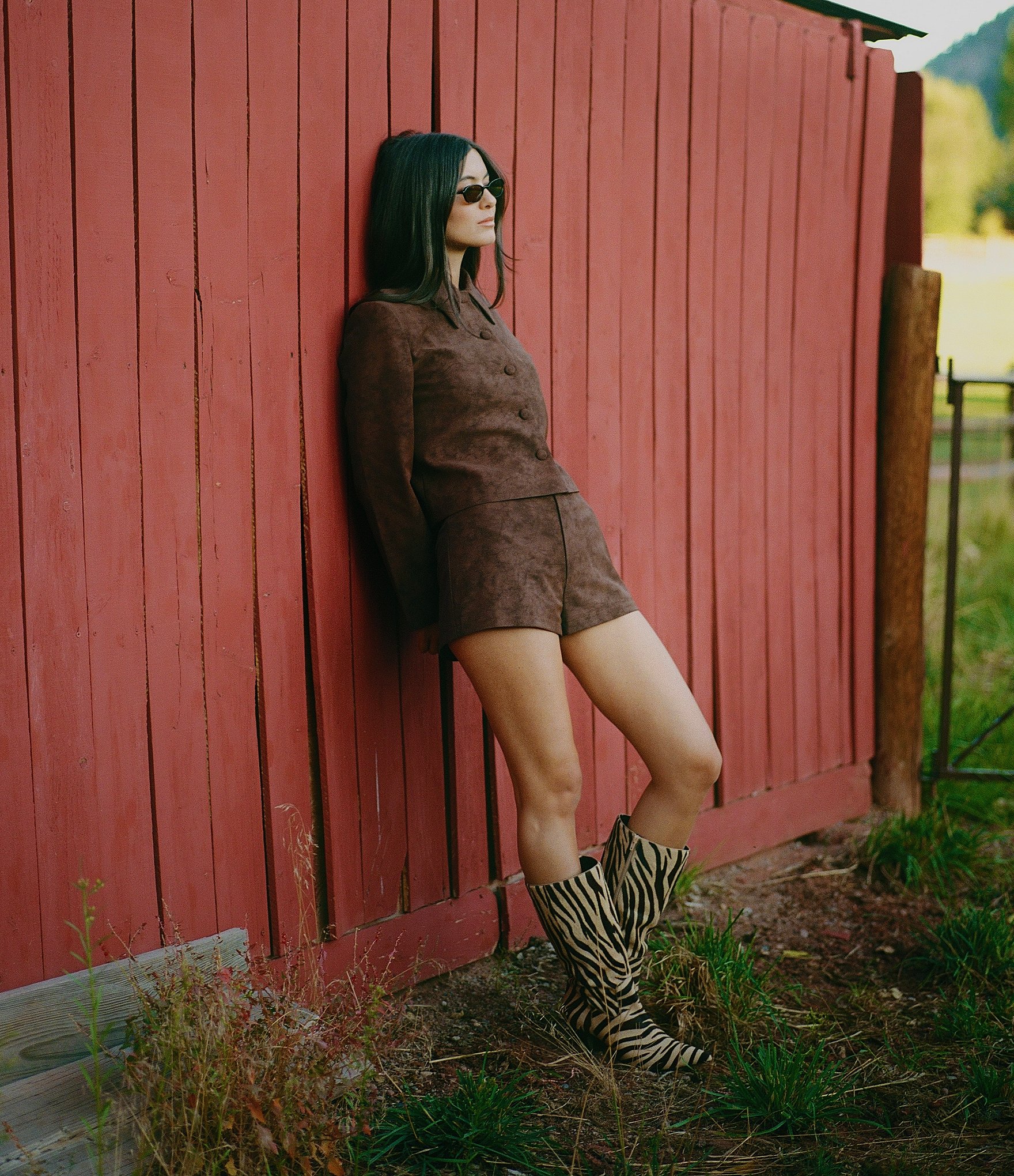 Gianni Bini x Sydney Silverman Hasley Zebra Print Haircalf Boots