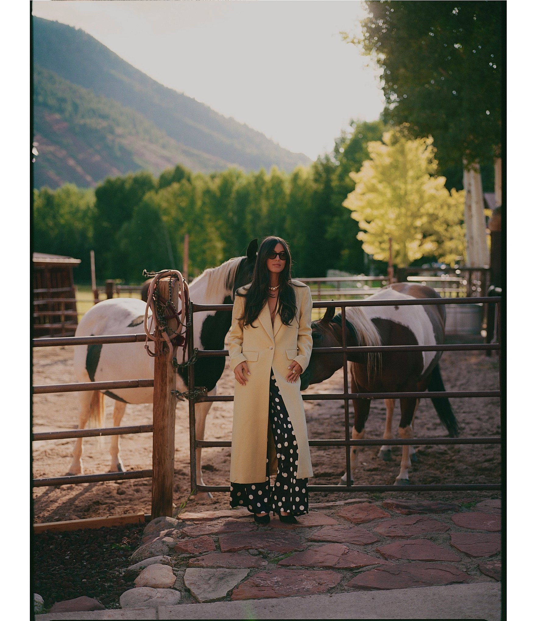 Gianni Bini x Sydney Silverman The Jenna Wool Blend Single Breasted Notch Collar Coat