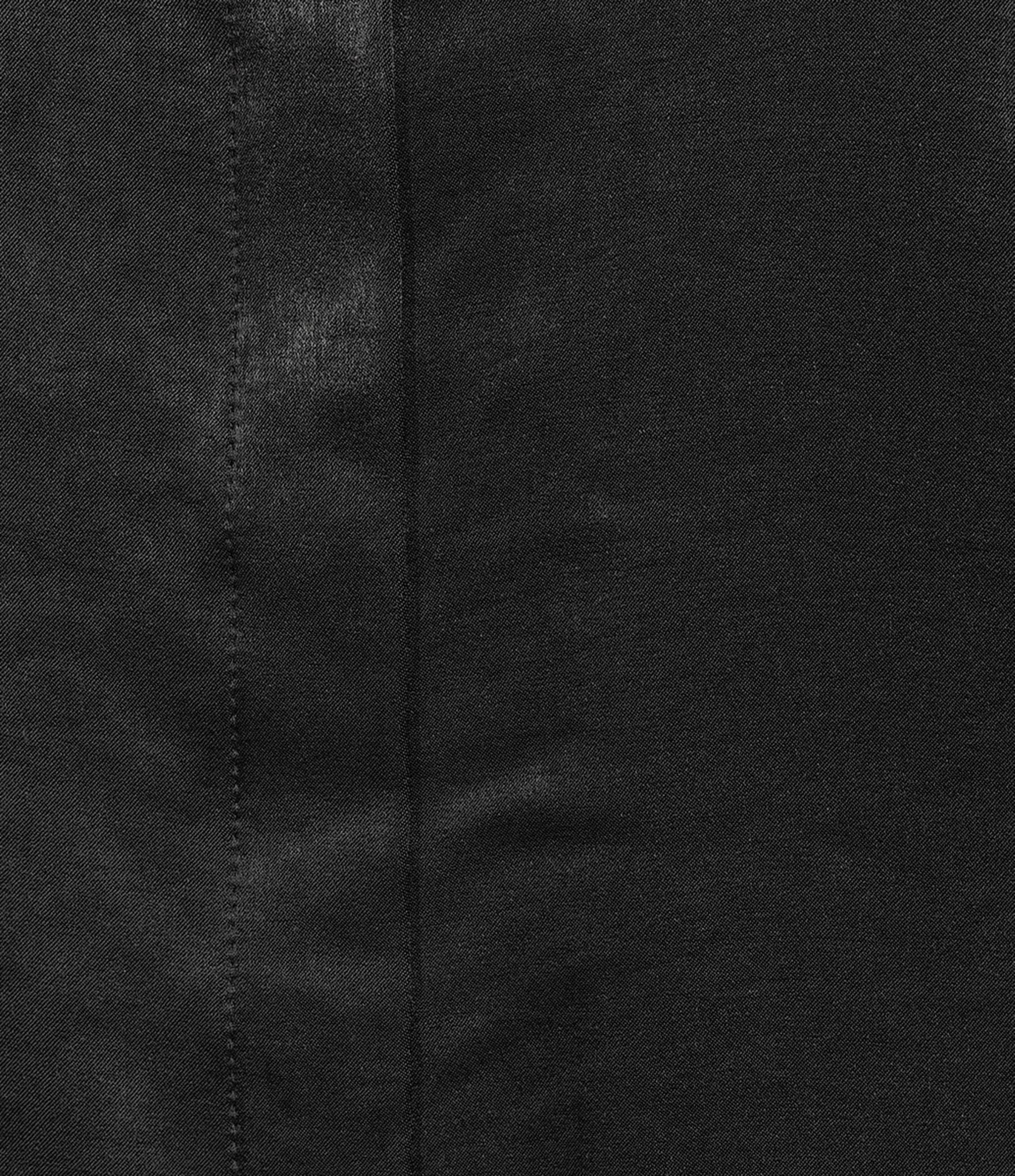 Gibson & Latimer Feather Cuff Satin Blouse