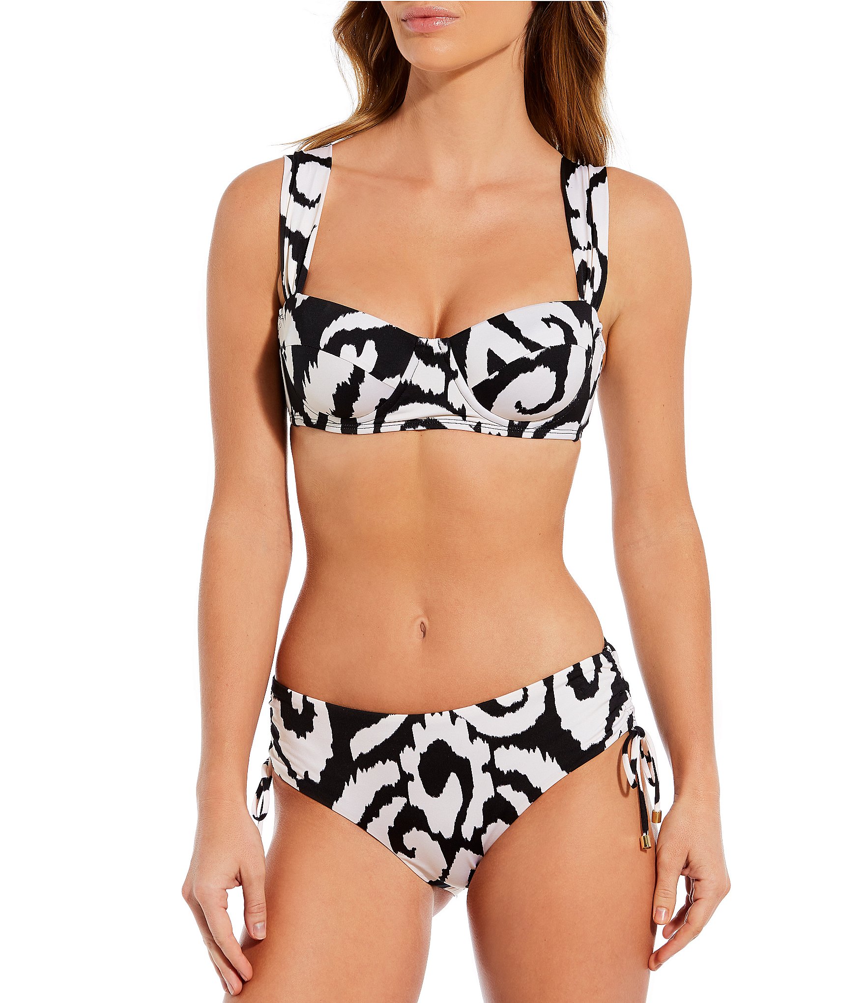 Coco Contours Bondi Bra Sized Underwire Bikini Top - Amalfi Tie