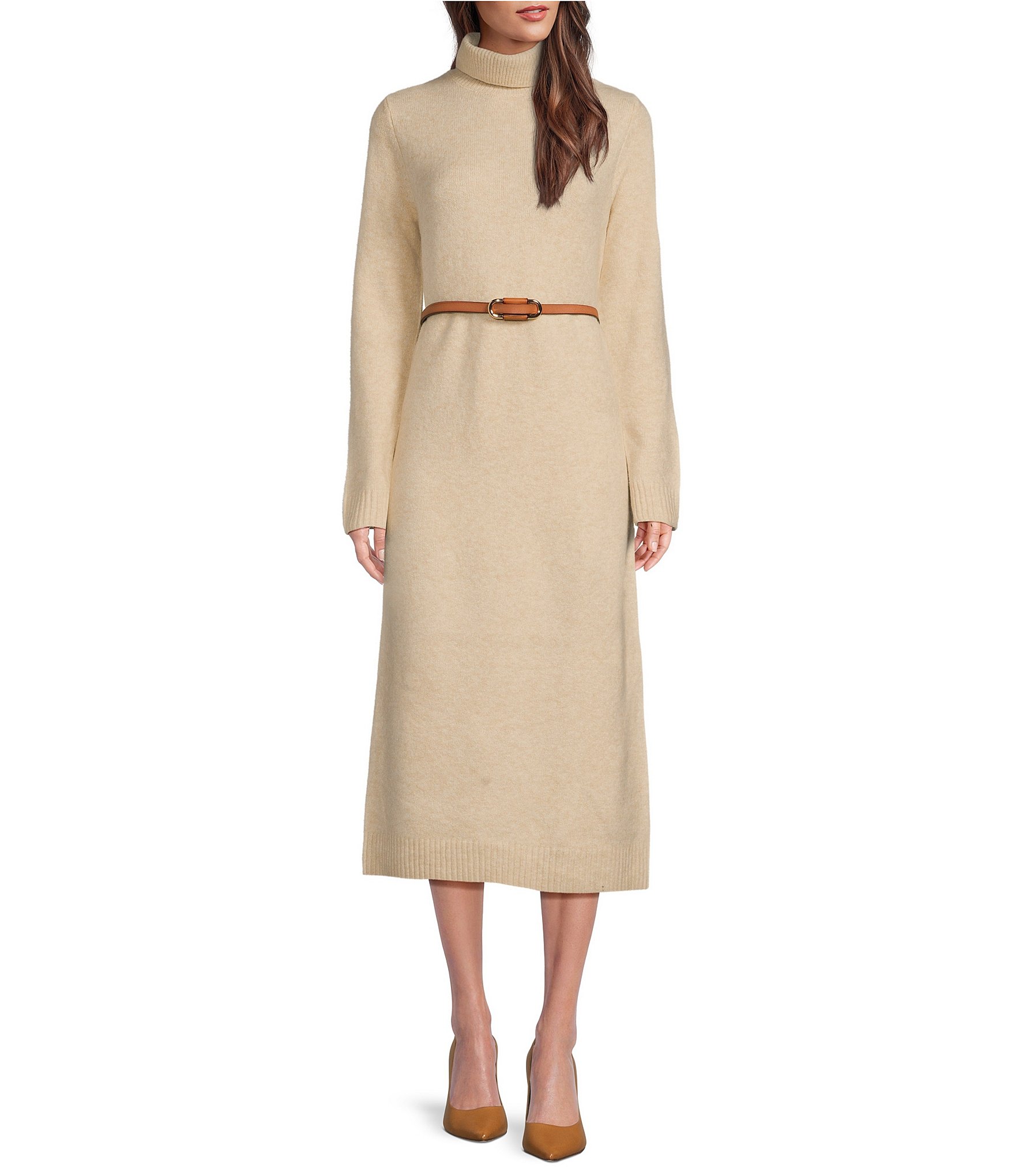 Crushed Silk Band Collar Long Shirt | EILEEN FISHER