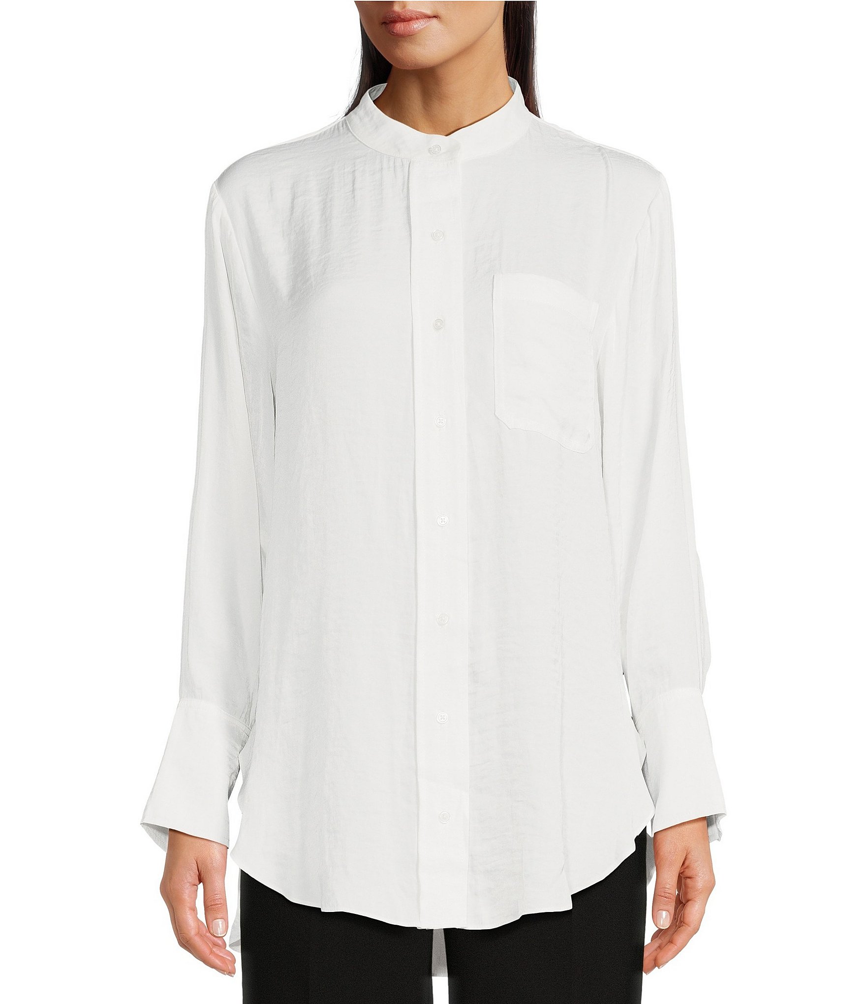 Mandarin Collar Women's Work Tops | Dillard's