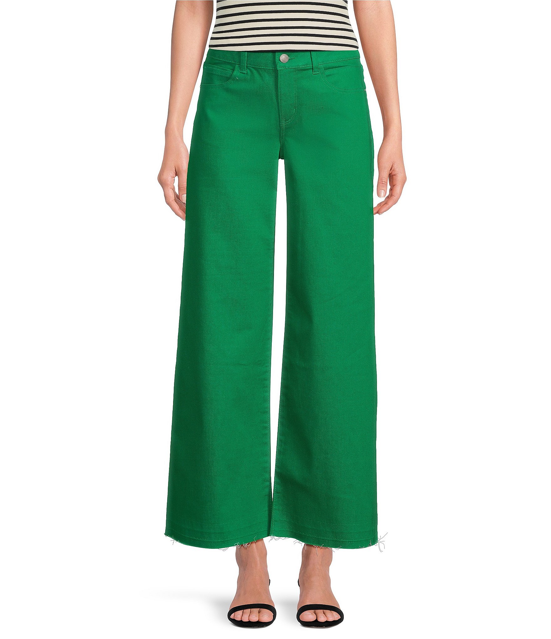 Gibson & Latimer Perfect Fit Palazzo Twill Pants | Dillard's