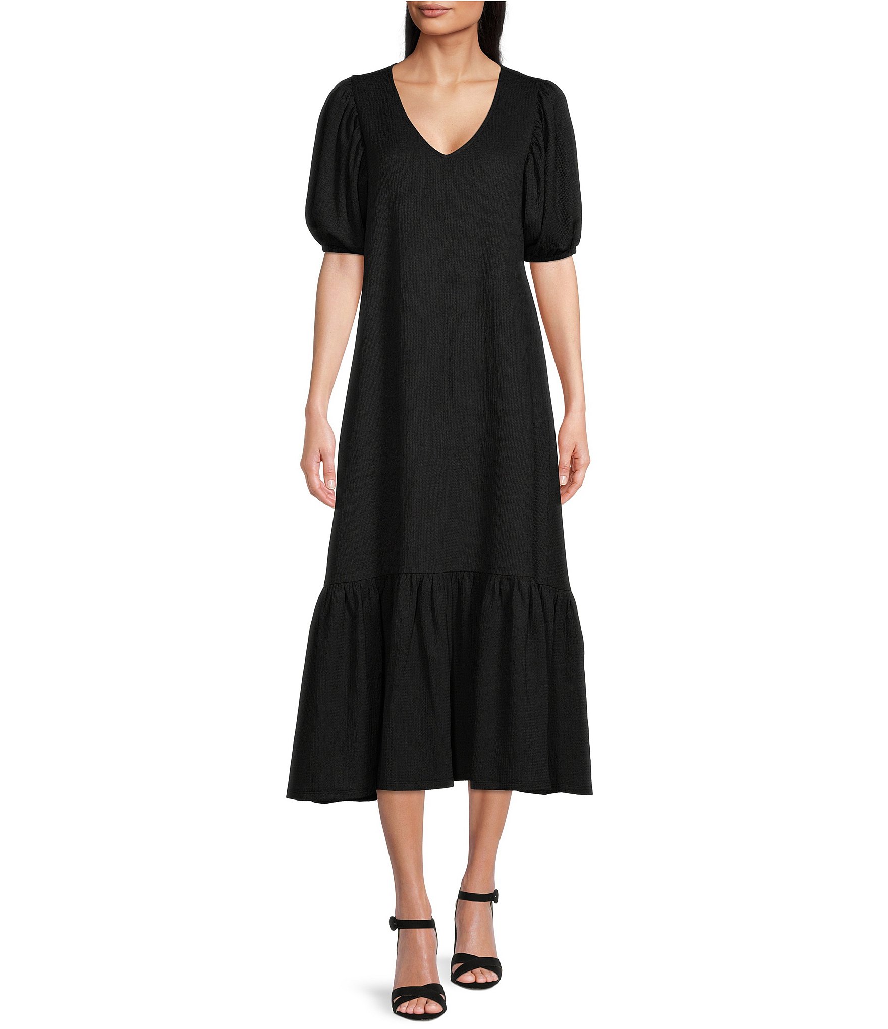 Women's V-Neck Midi Dresses | Dillards.com