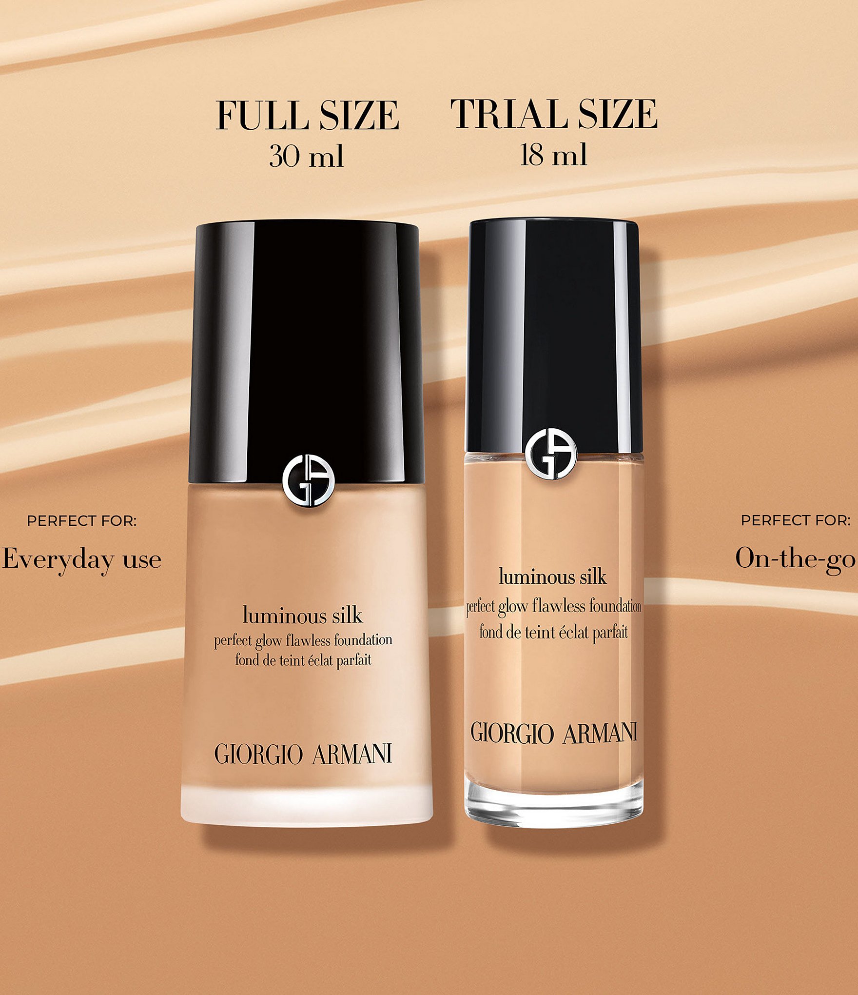 Giorgio armani luminous silk foundation mini discount