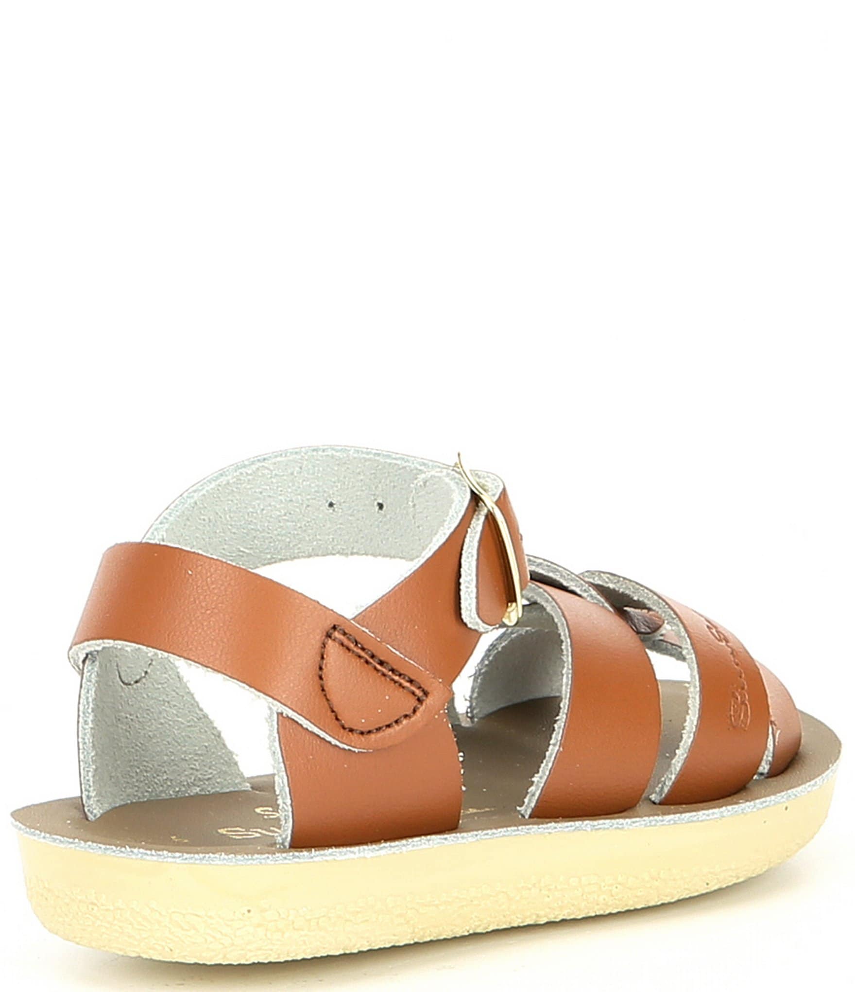 Saltwater Sandals by Hoy Girls' Swimmer Water Friendly Leather Sandals (Infant)