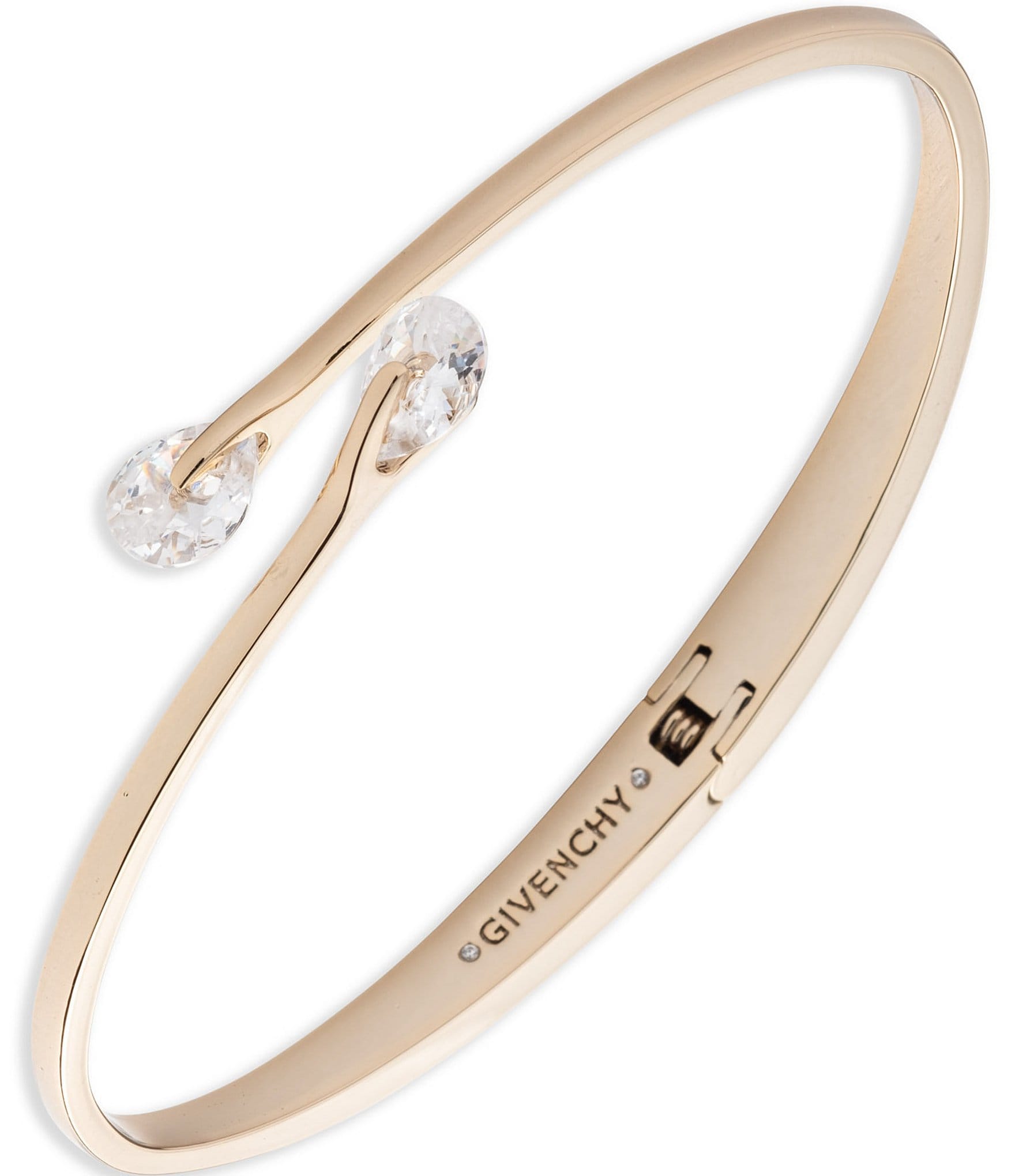 Givenchy Crystal Bypass Cuff Bracelet