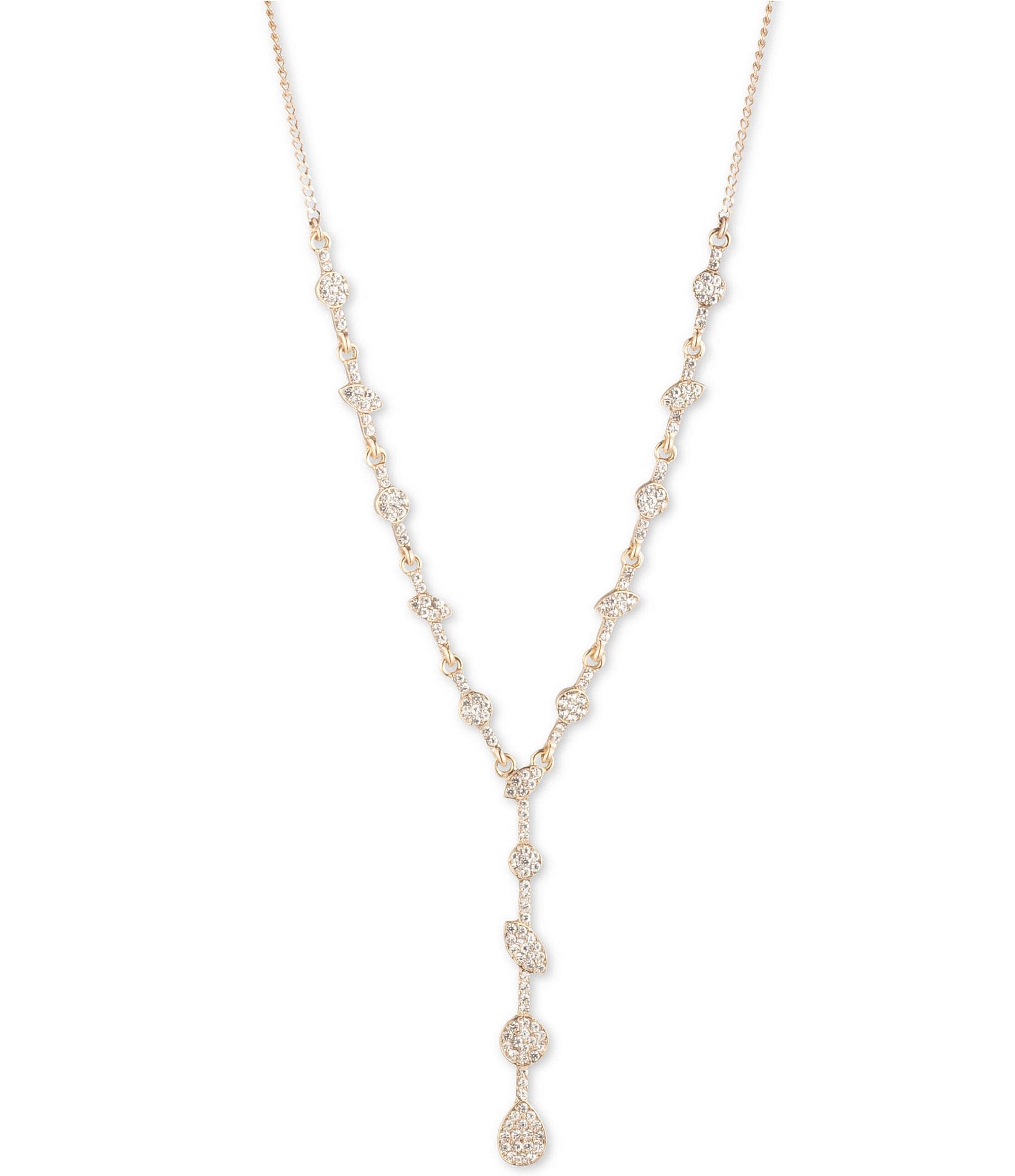 Givenchy crystal sale lariat necklace