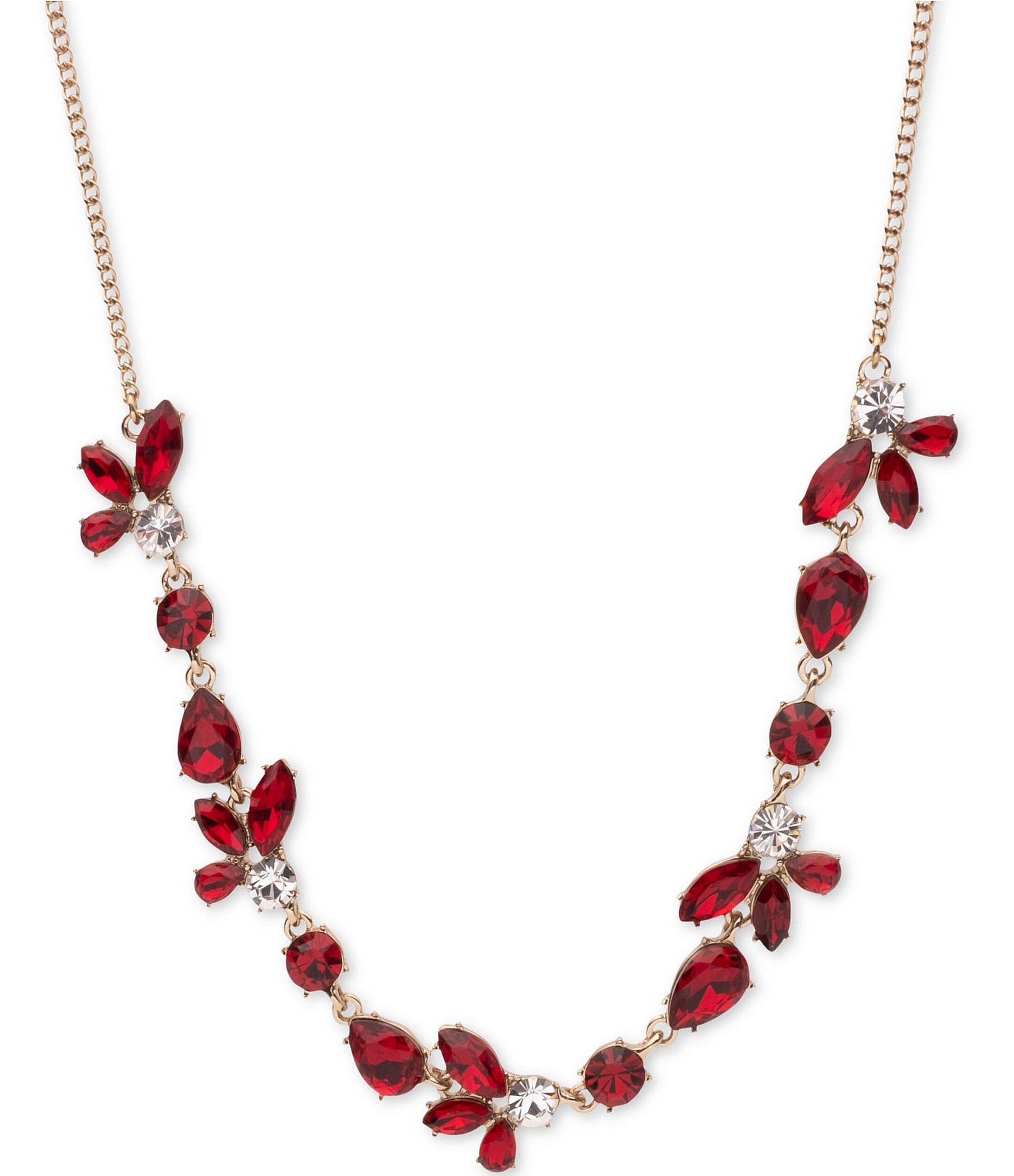 Red deals collar necklace