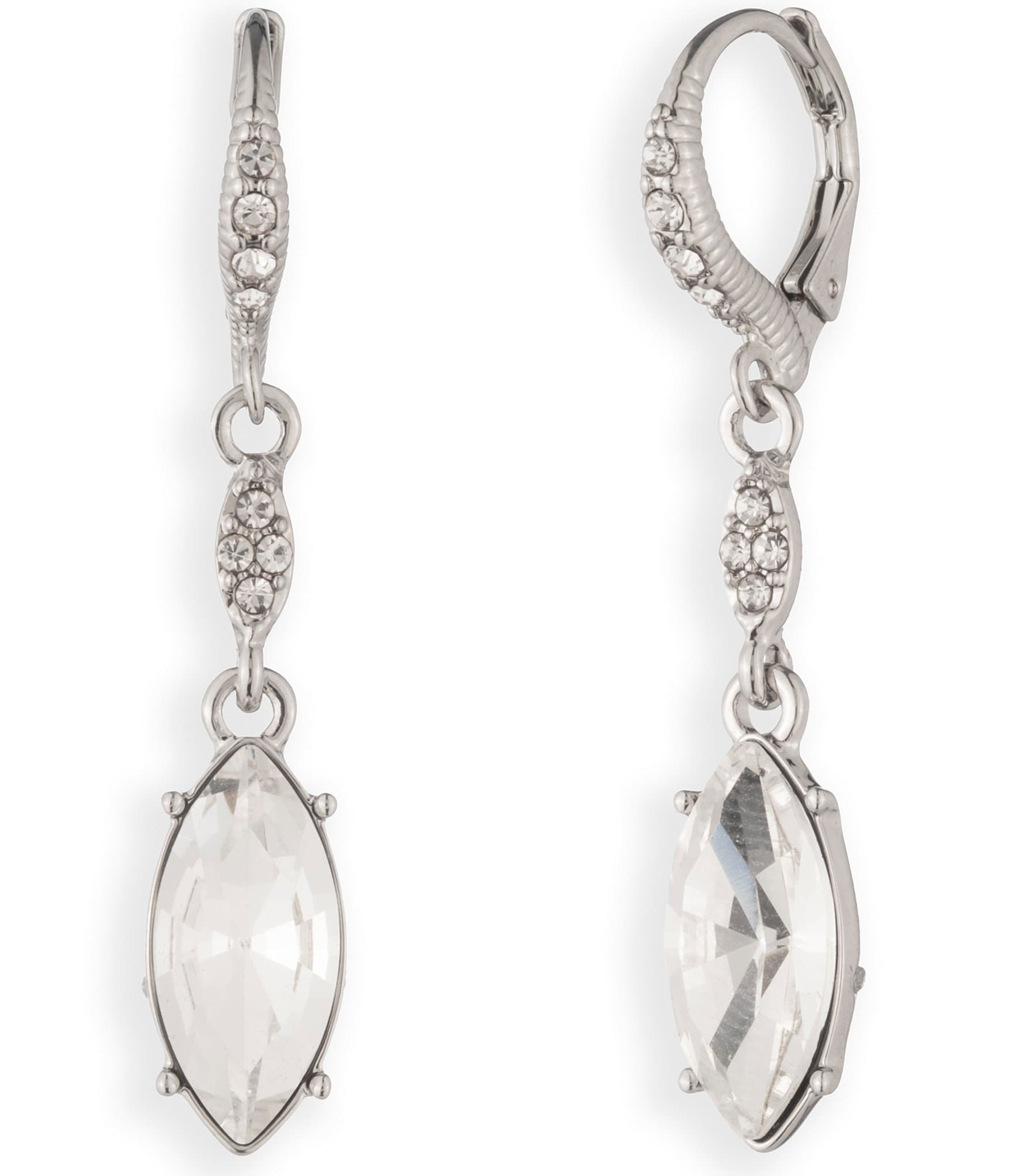 Givenchy Pear Double Drop Earrings