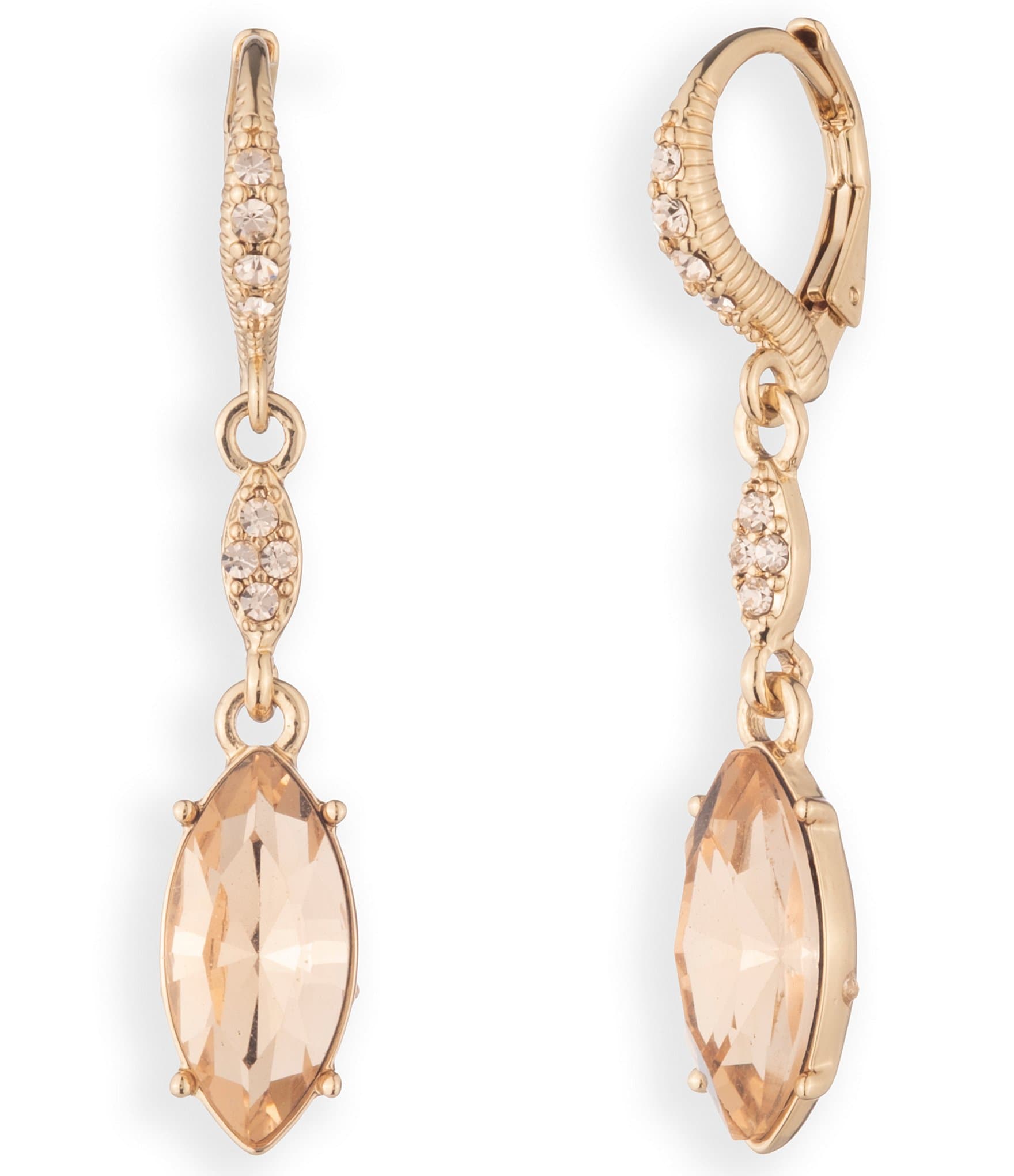 Givenchy Pear Double Drop Earrings