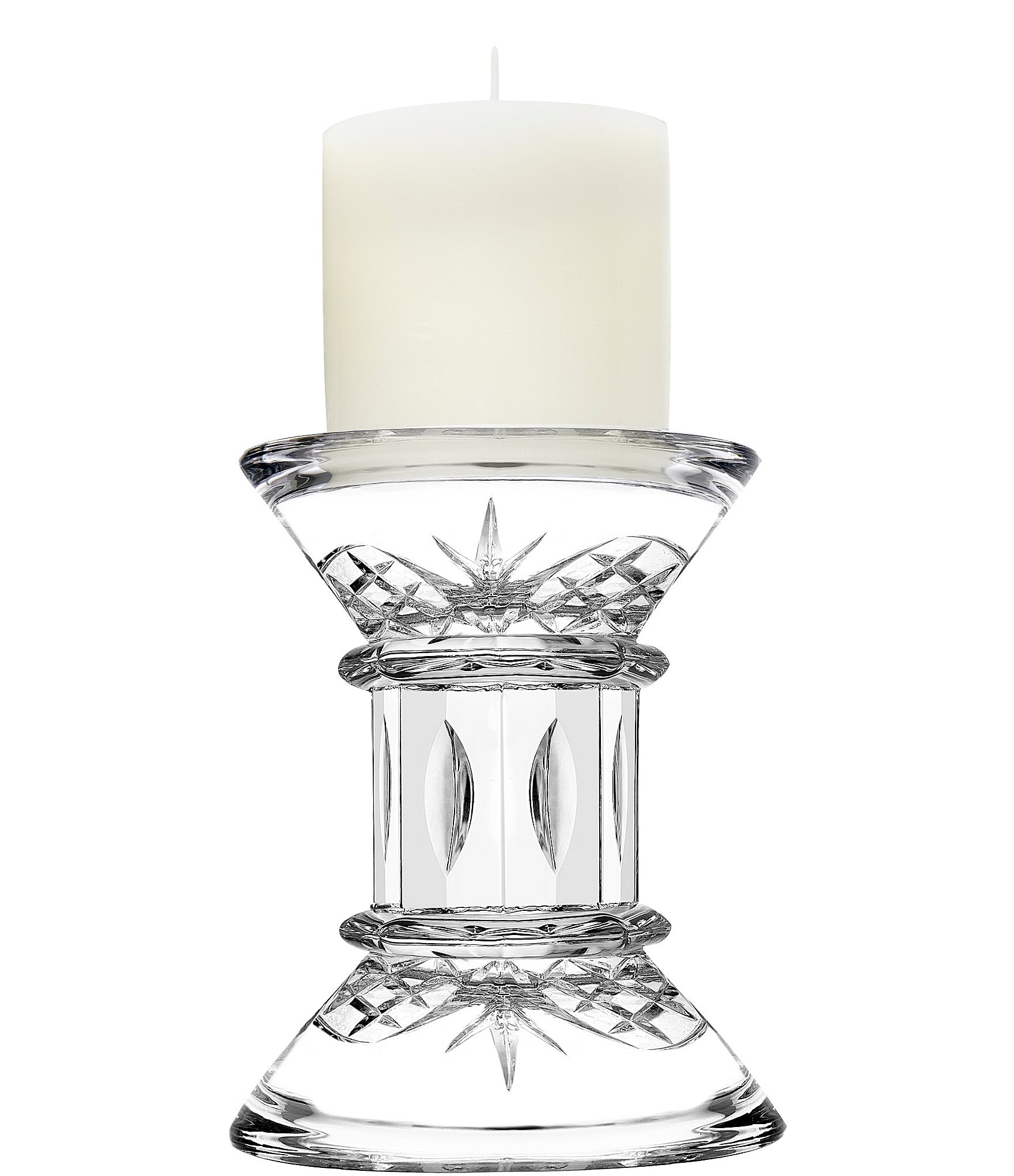 Godinger Dublin Crystal Pillar Candle Holder