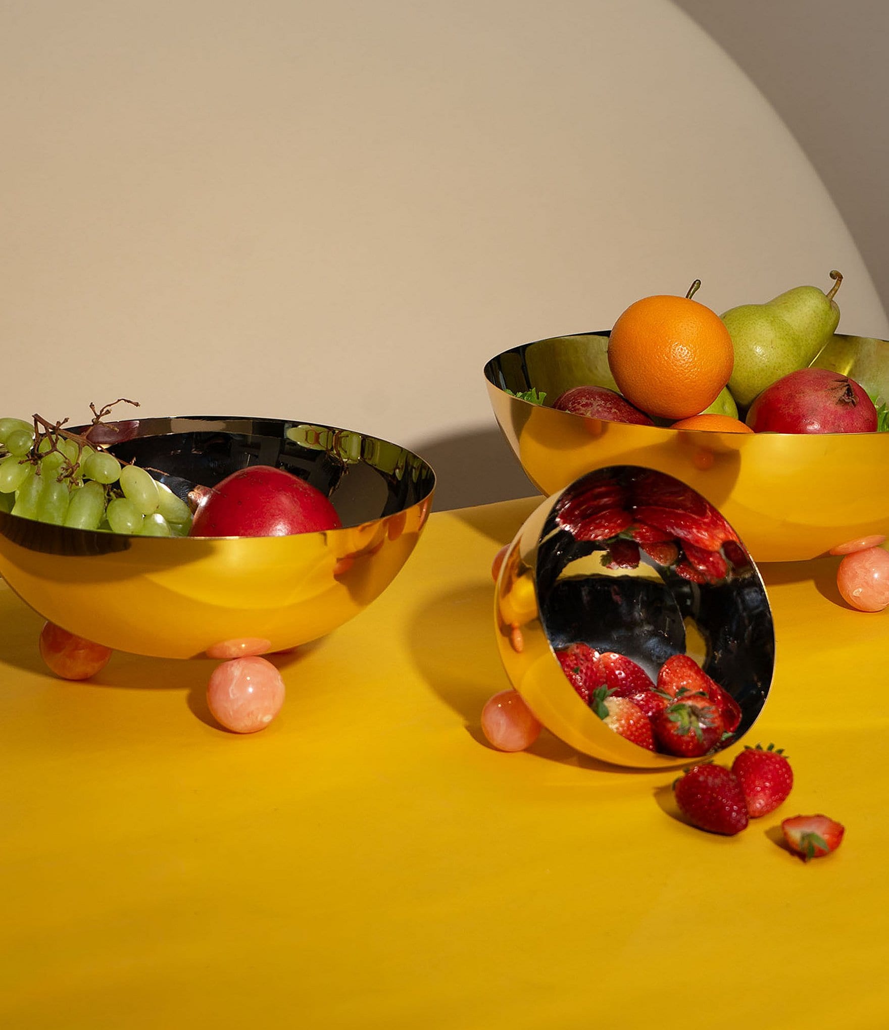 Godinger Hyaline Collection Footed Salad Bowl, 12#double;
