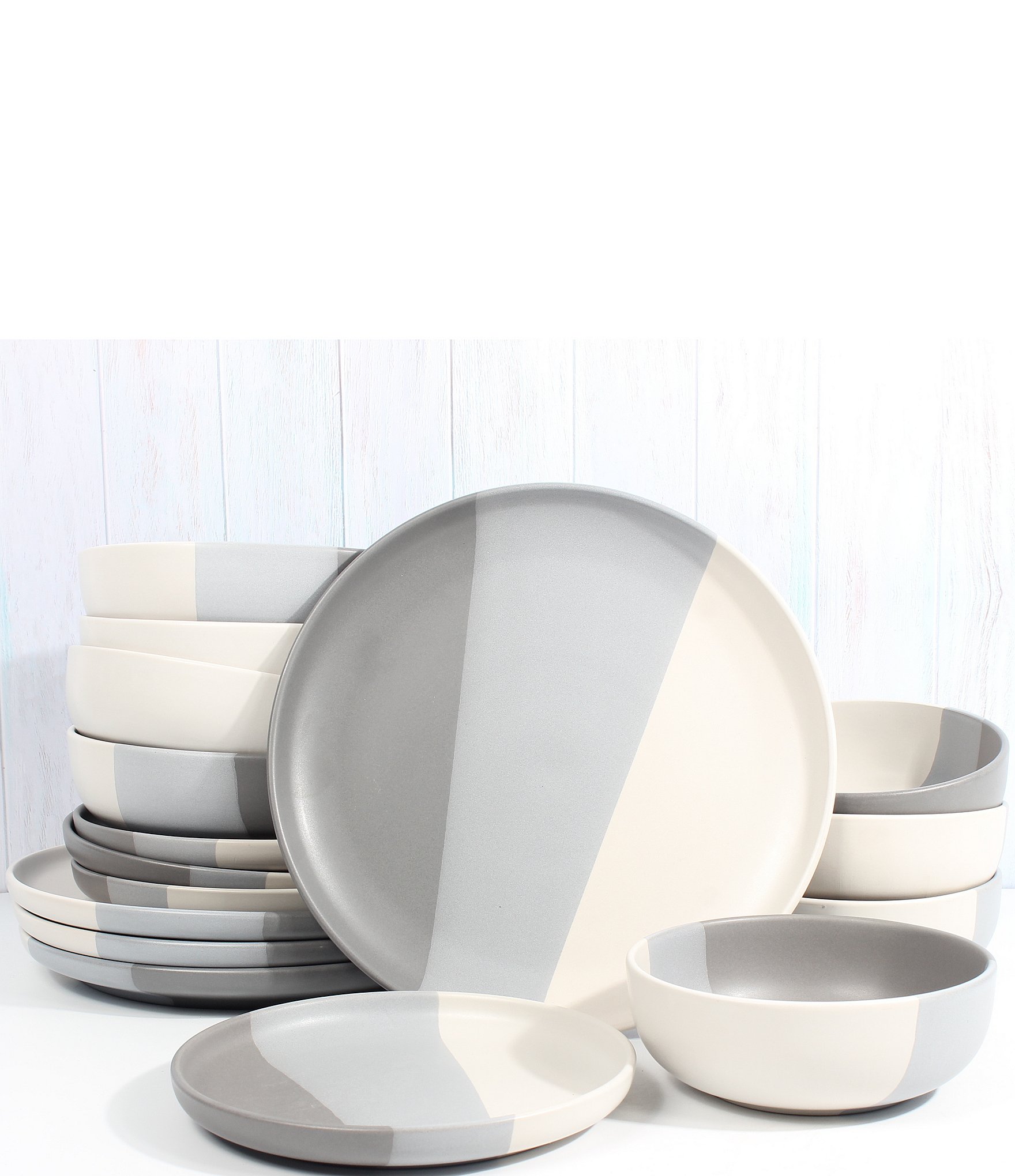 Godinger Piermont Dinnerware 16-Piece, Service for 4