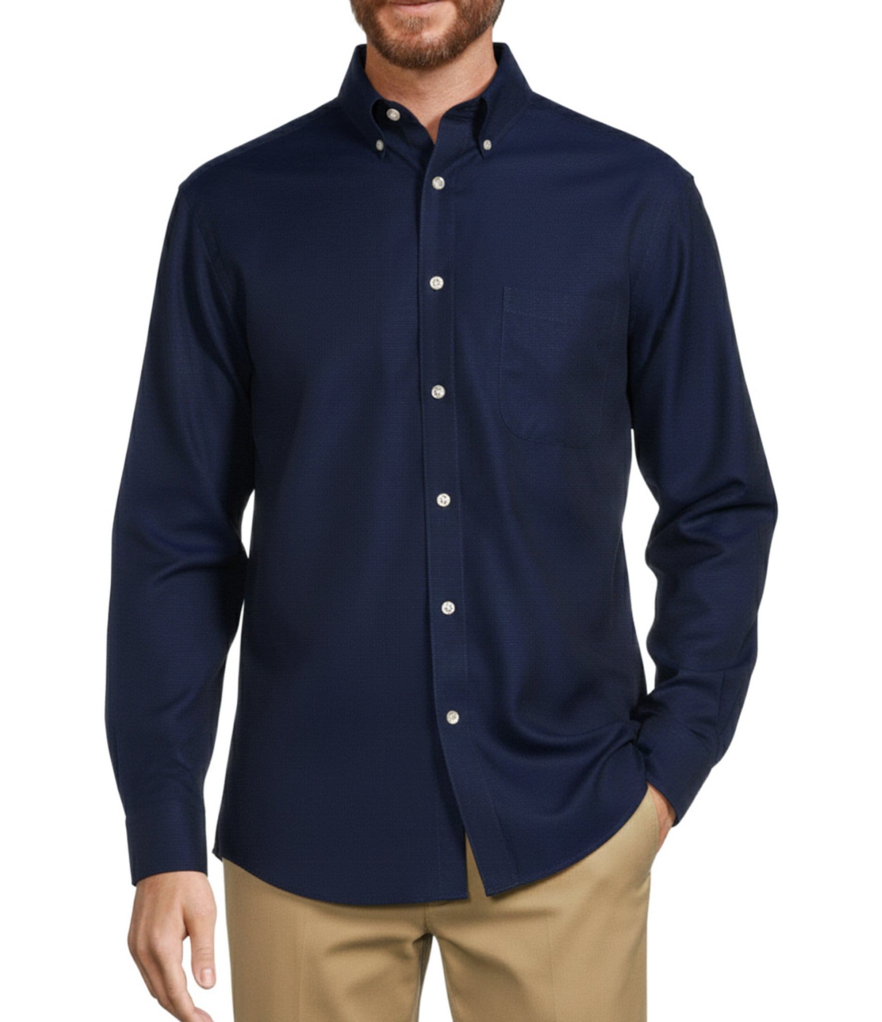 dillards big and tall mens dress shirts Roundtree & Yorke Men's Dress Shirts