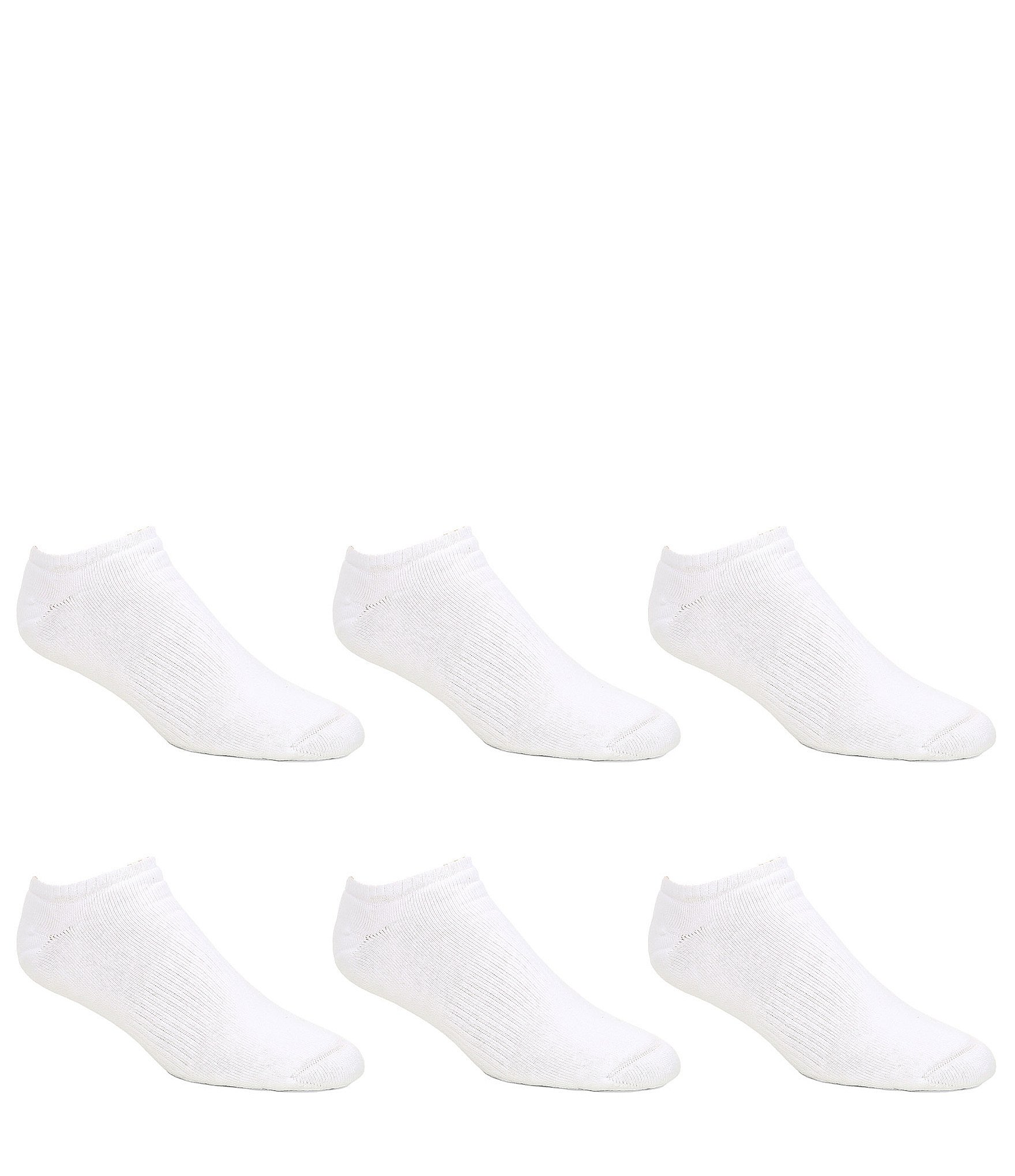 Gold Label Roundtree & Yorke No-Show Athletic Socks 6-Pack | Dillard's
