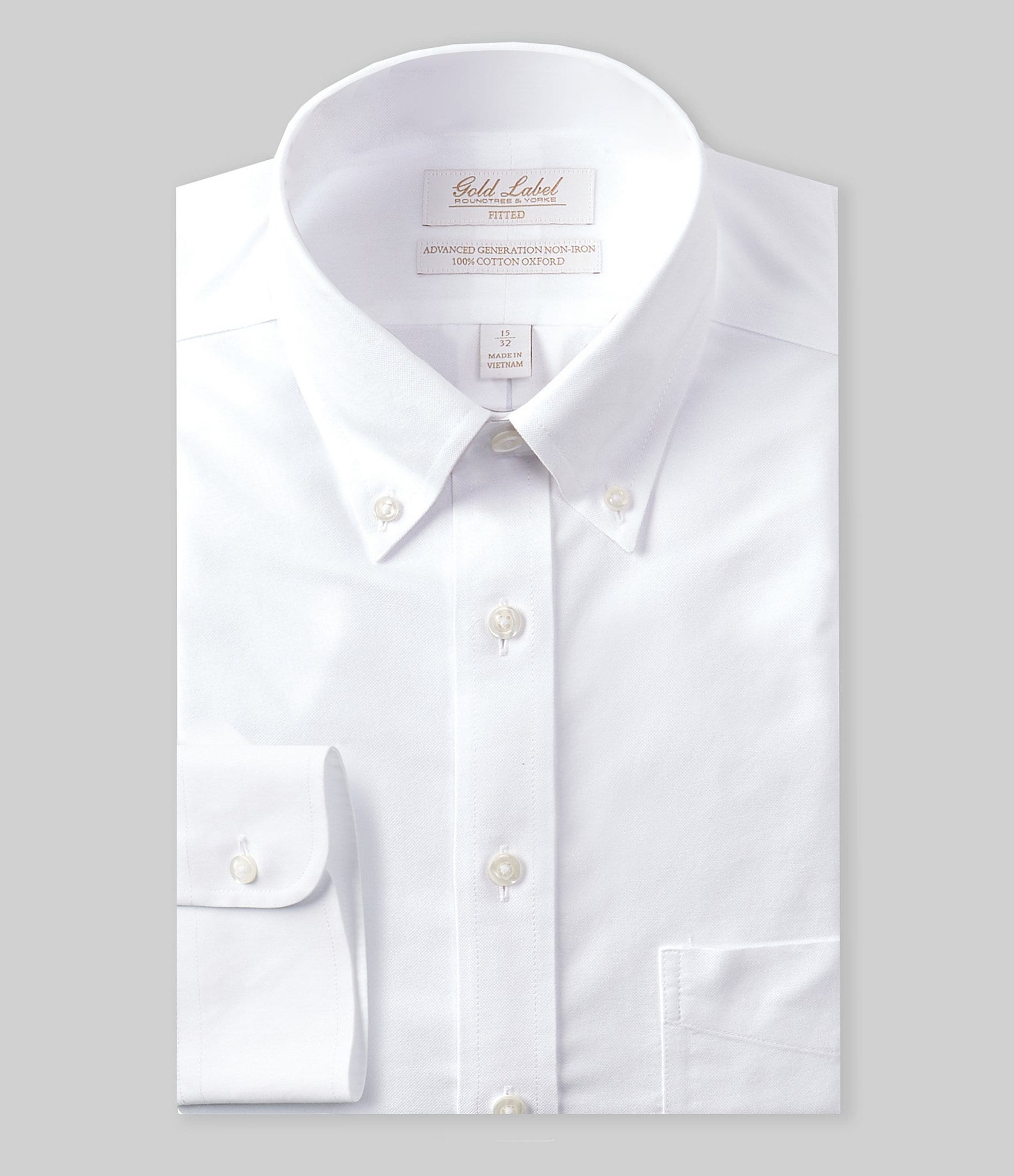 Regular Fit Non Iron Pure Cotton Oxford Shirt