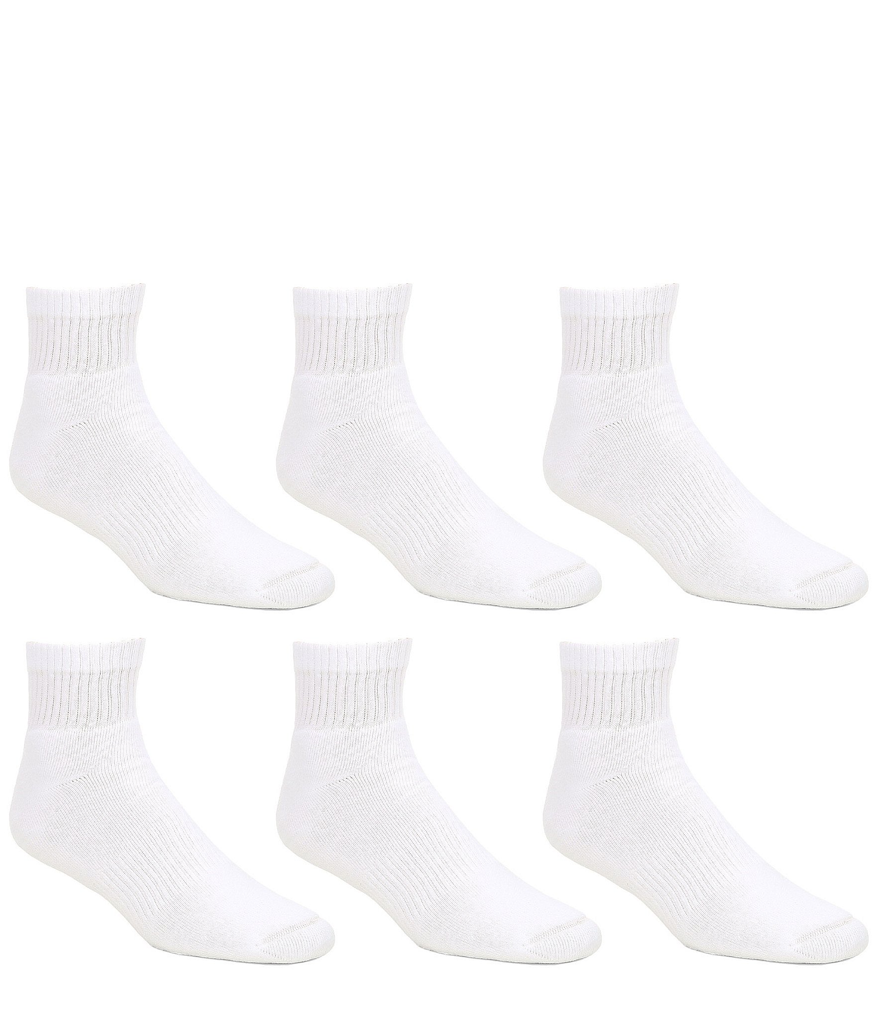PXG Men's Jacquard Logo Ankle Socks in White