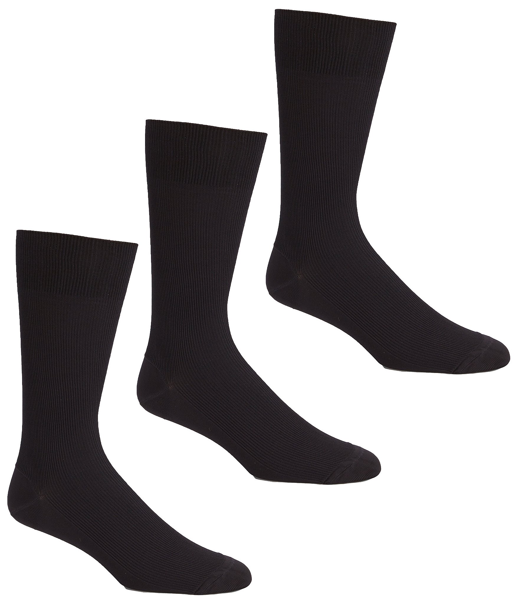 Gold Label Roundtree & Yorke Rib Crew Socks 3-Pack