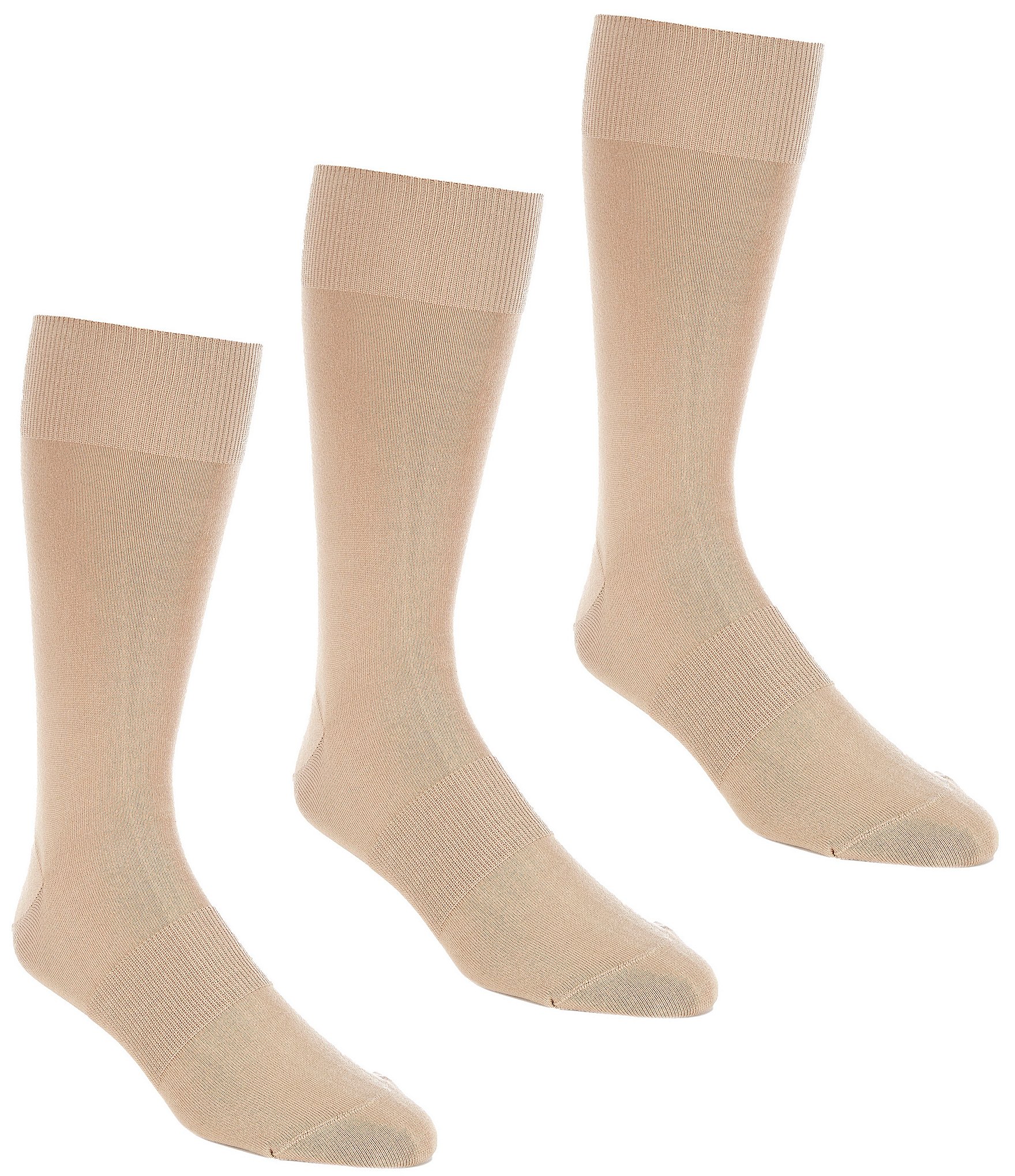 Gold Label Roundtree & Yorke Solid Crew Socks 3-Pack | Dillard's