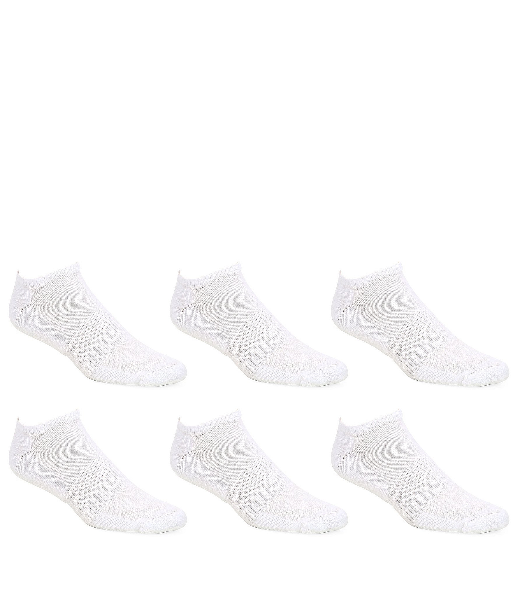 Gold Label Roundtree & Yorke Sport No-Show Athletic Socks 6-Pack