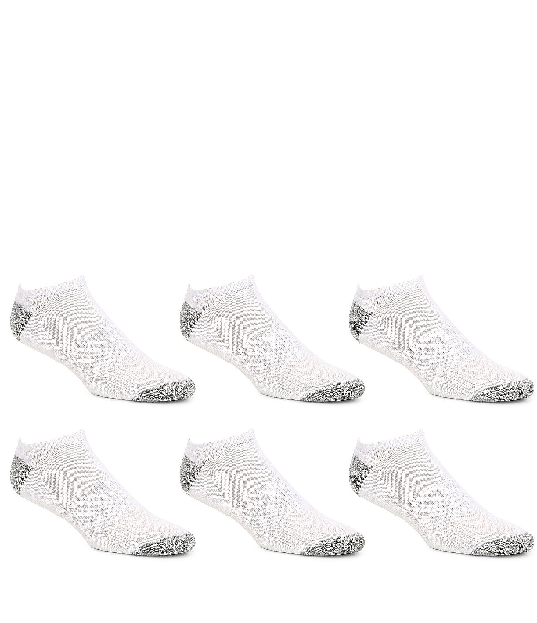 Gold Label Roundtree & Yorke Sport No-Show Athletic Socks 6-Pack