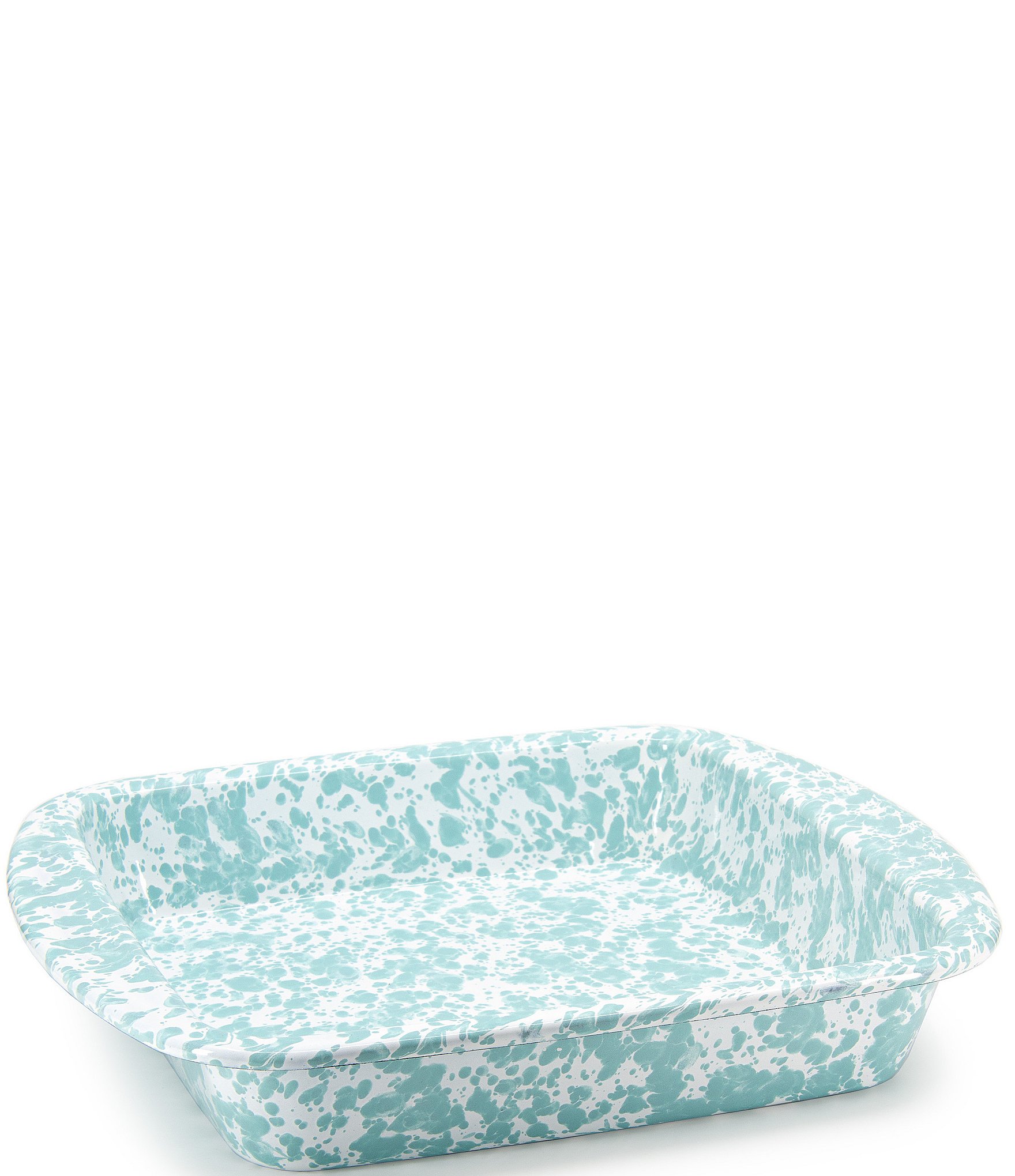 https://dimg.dillards.com/is/image/DillardsZoom/zoom/golden-rabbit-enamelware-sea-glass-swirl-square-brownie-pan/00000000_zi_33eb2508-4552-4b80-8265-c463c76add6f.jpg