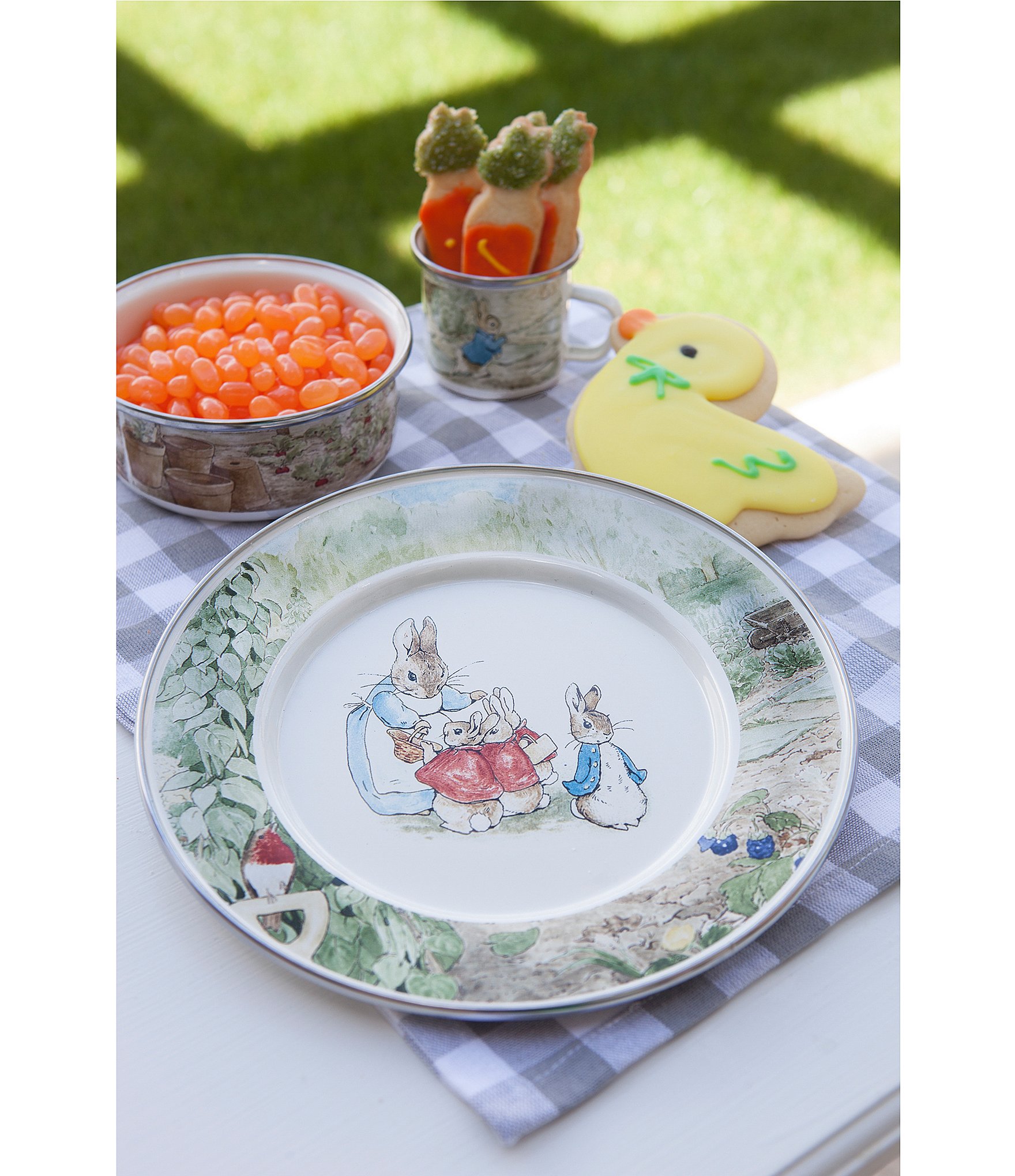 Golden Rabbit Enamelware Peter Rabbit™ Child Bowls, Set of 4