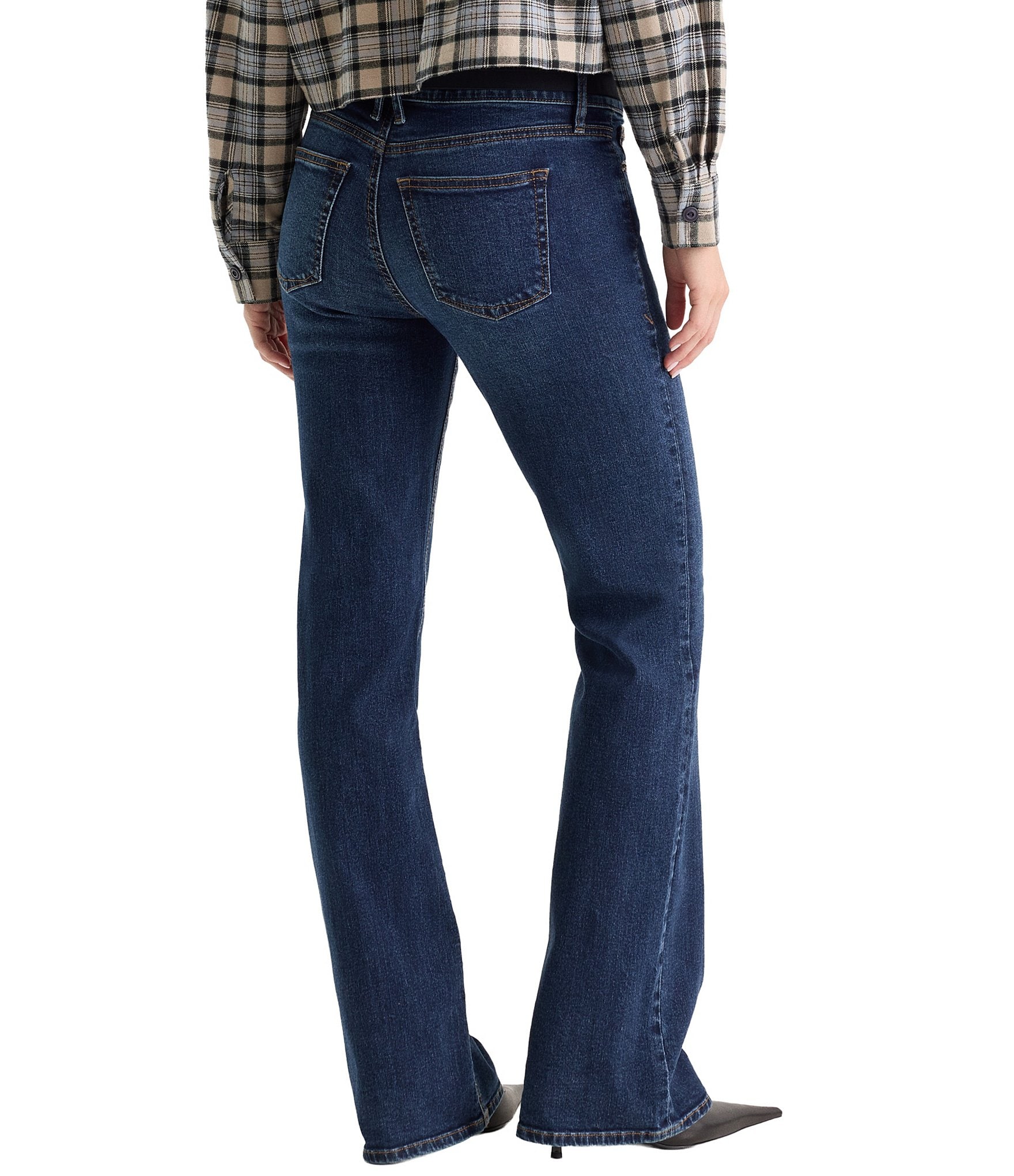 Good American Good Low Rise Bootcut Denim Jeans