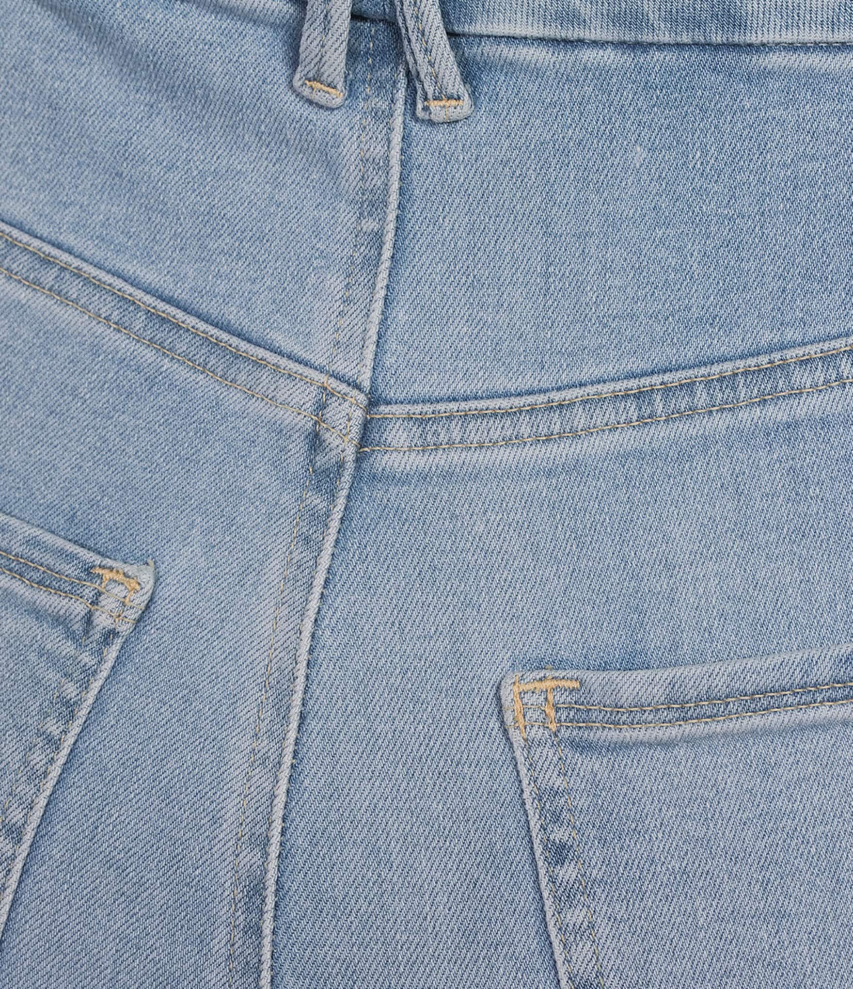 Good American Plus Good Waist Palazzo Light Compression High Rise Crop Jeans