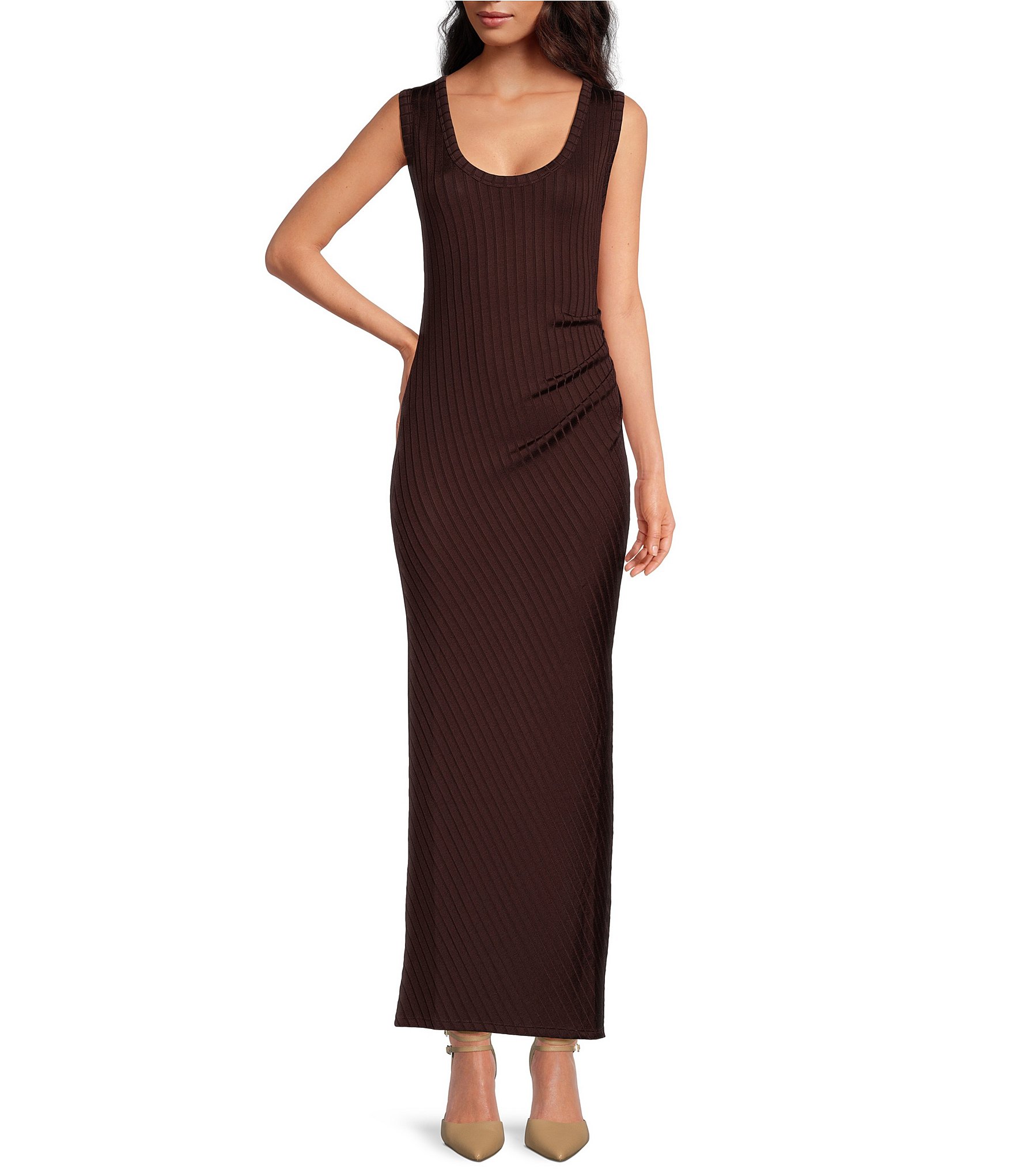 sleeveless sheath dress: Women's Maxi Dresses